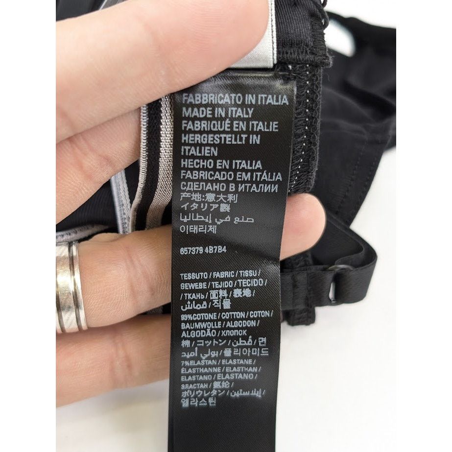 Balenciaga o1rshd1 Size: L / Elastic Bra In Black Size ONE SIZE - 14 Thumbnail