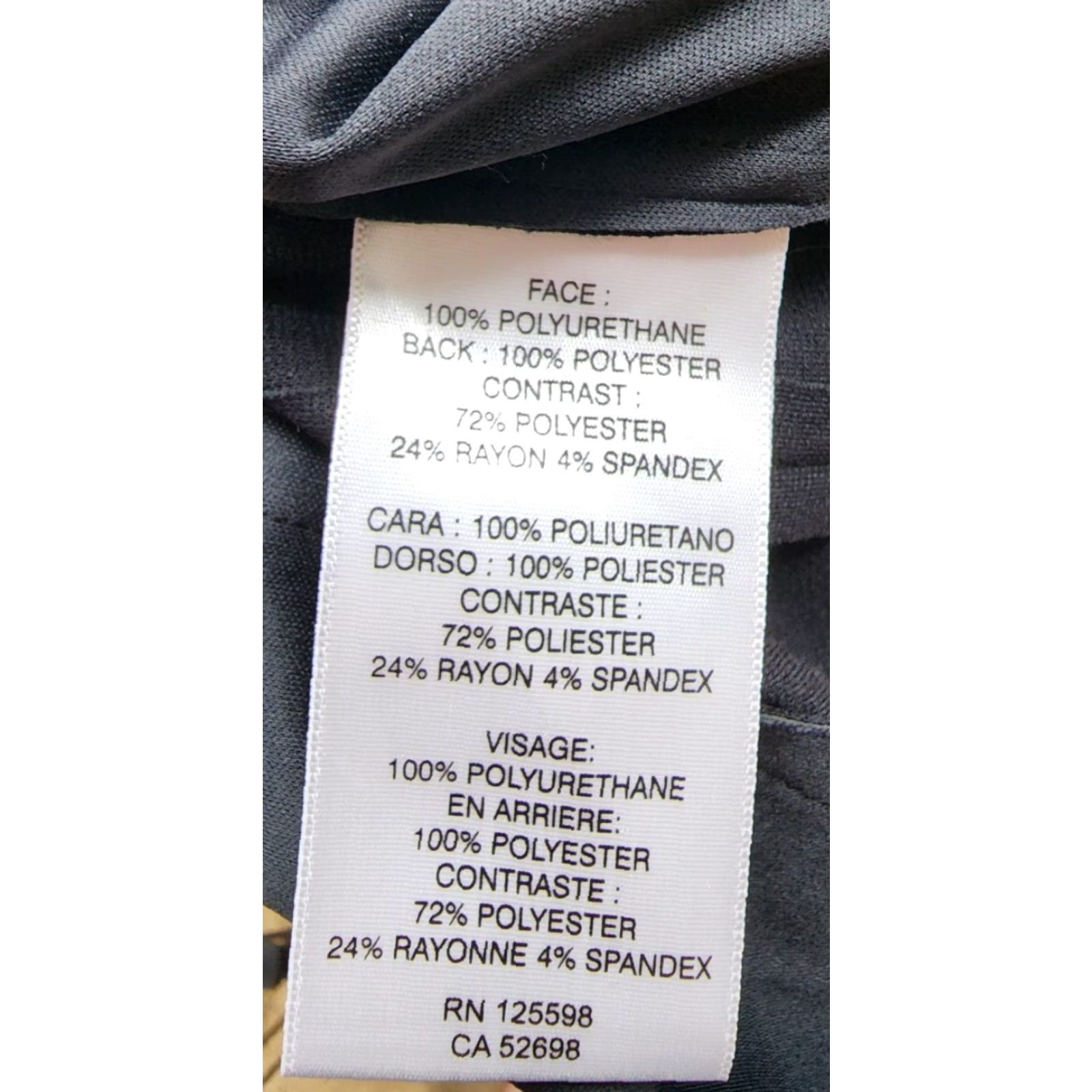Ellen Tracy Women's Ellen Tracy Black Faux Leather Leggings Pants Walking Casual Sz S NWT Size 28" / US 6 / IT 42 - 7 Thumbnail