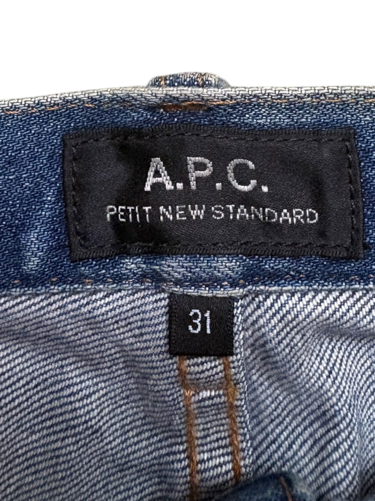 A.P.C. Vintage A.P.C Rusty Mud Wash Distressed Slim Skinny Jeans Size US 34 / EU 50 - 11 Thumbnail