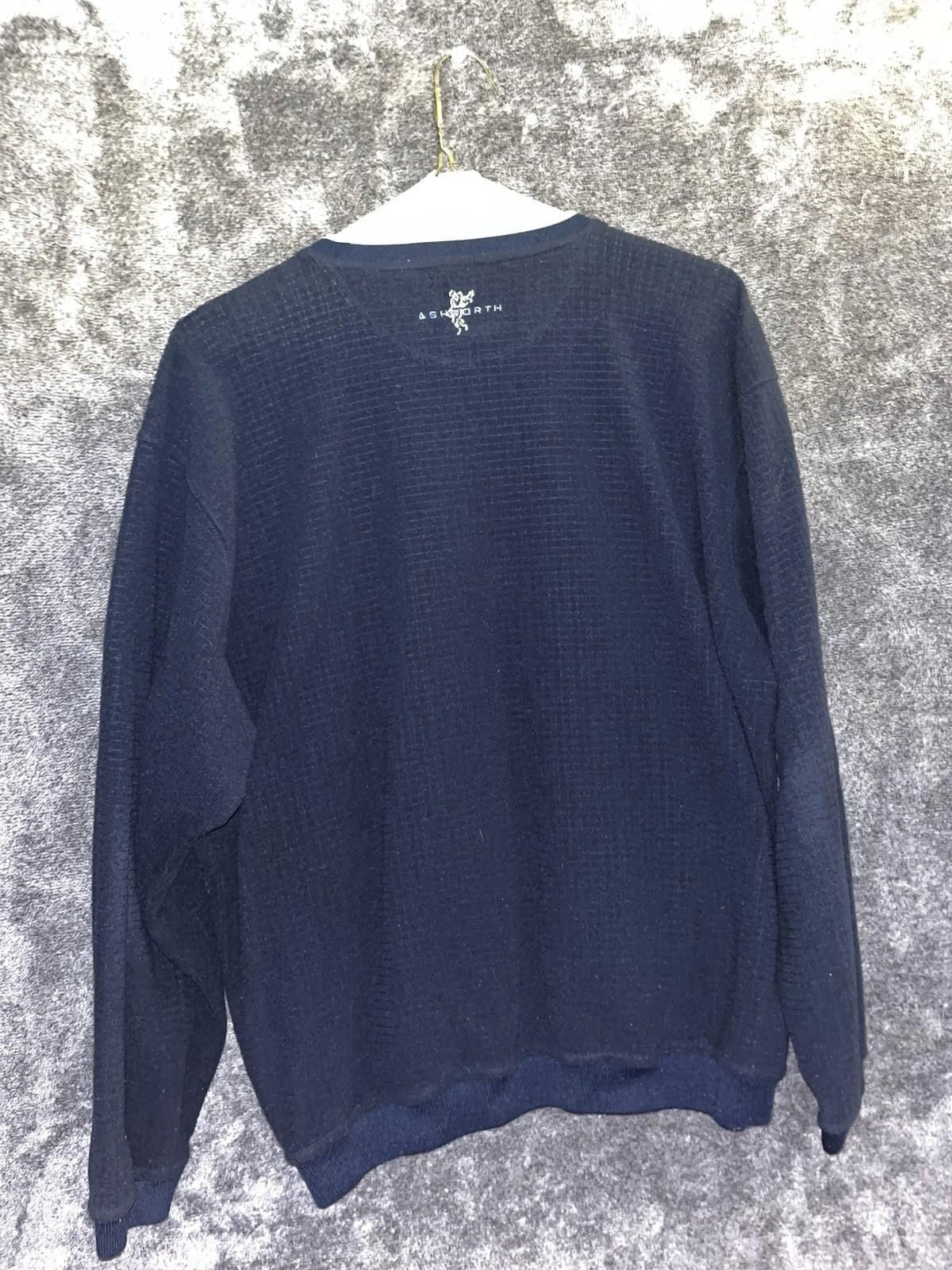Ashworth Vintage Ashworth Grid Fleece Pullover - Size Large Size US L / EU 52-54 / 3 - 3 Thumbnail