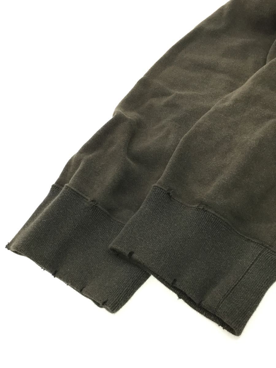 Sweatshirt Plain Pullover Crewneck Cotton Brown