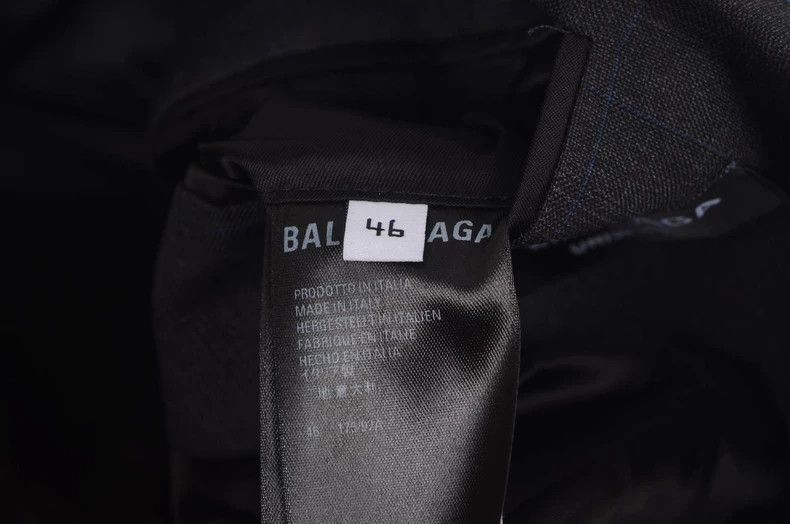 Balenciaga Balenciaga Solid Color + Wool + Blazer Jacket Size US S / EU 44-46 / 1 - 7 Thumbnail
