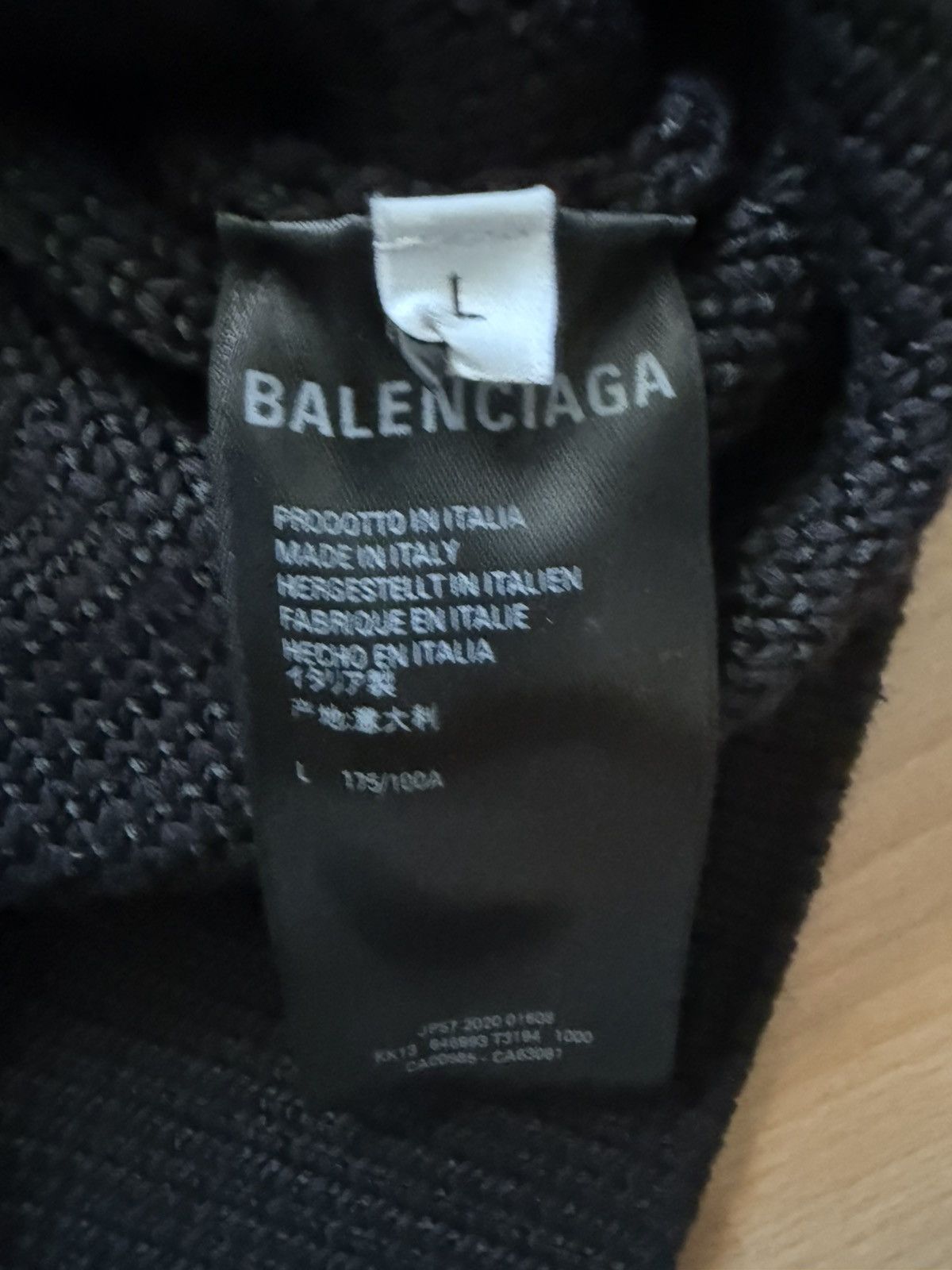 Balenciaga Balenciaga BB black knit sweater Size US L / EU 52-54 / 3 - 5 Thumbnail
