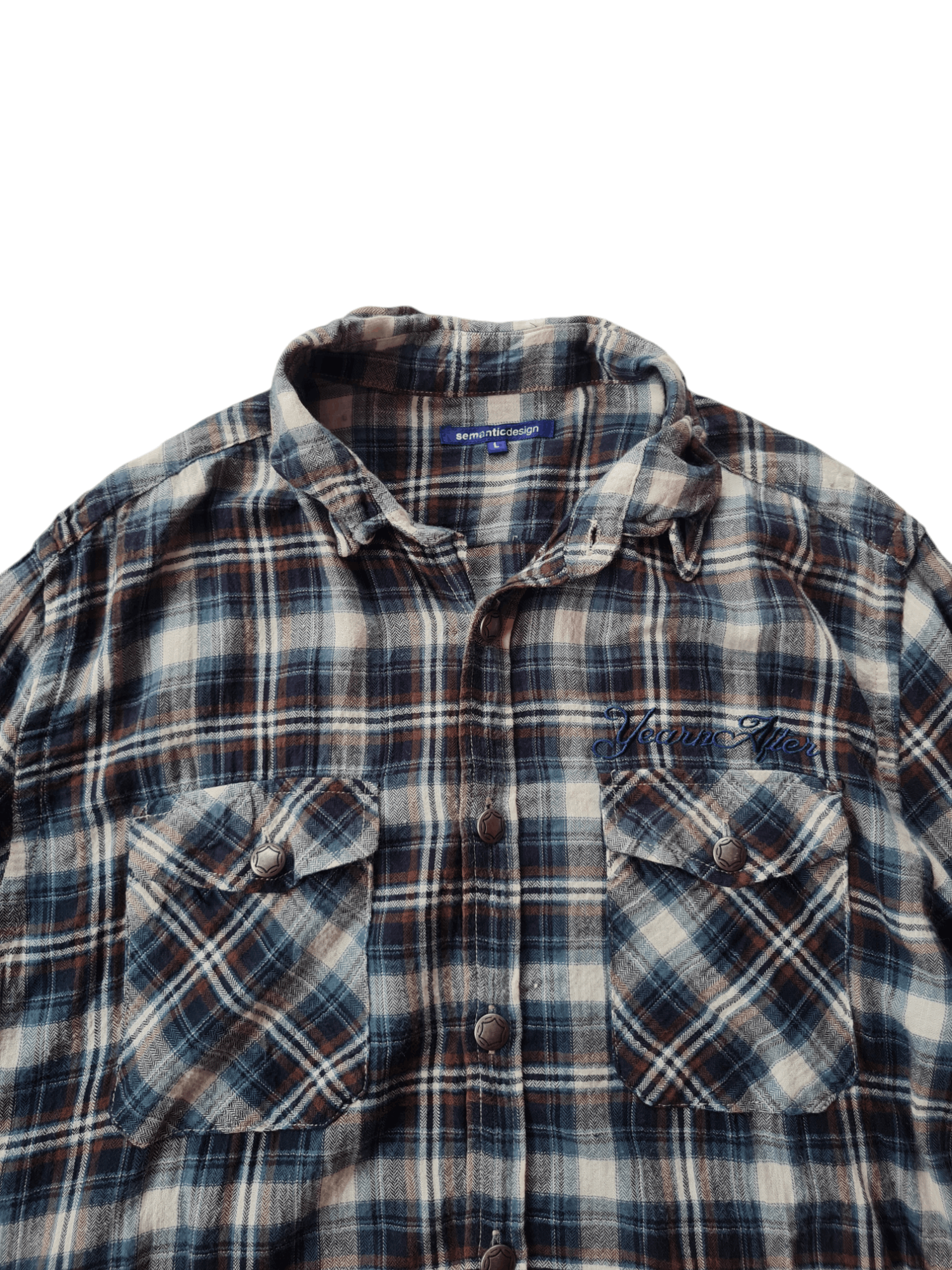 Japanese Brand Semantic Design Shirt Button Up Size US L / EU 52-54 / 3 - 5 Thumbnail