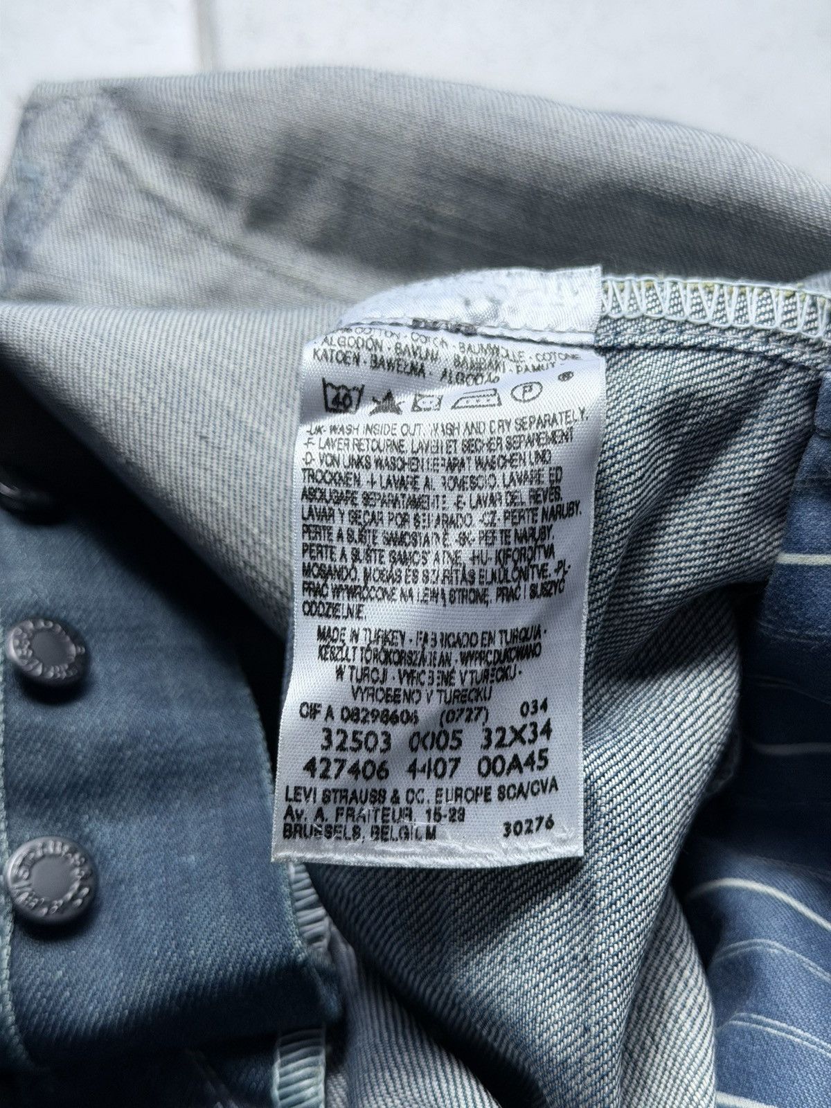 Levi's Vintage Levis Engineered Buckel Back Washed Denim Jeans Size US 34 / EU 50 - 10 Thumbnail