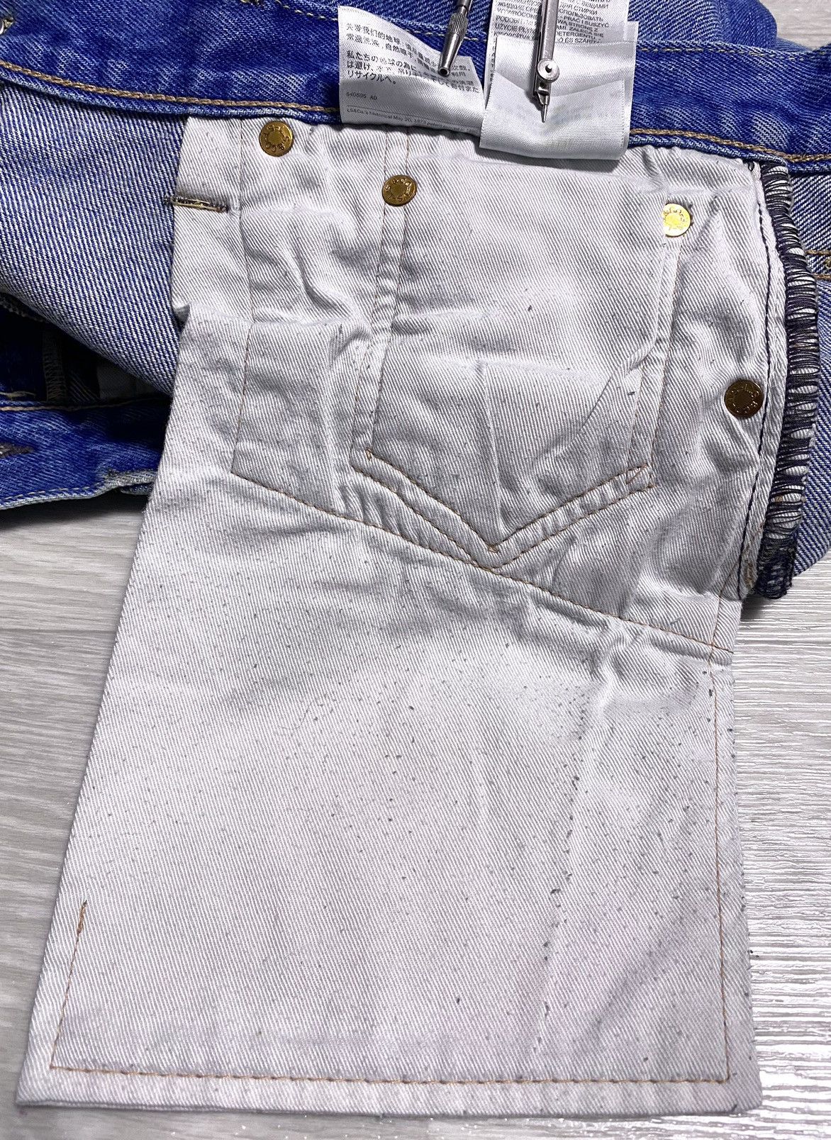 Levi's Vintage Clothing Levi’s 501 CT Customized Tapered Washed Heritage Denim Jeans Size US 33 - 18 Thumbnail