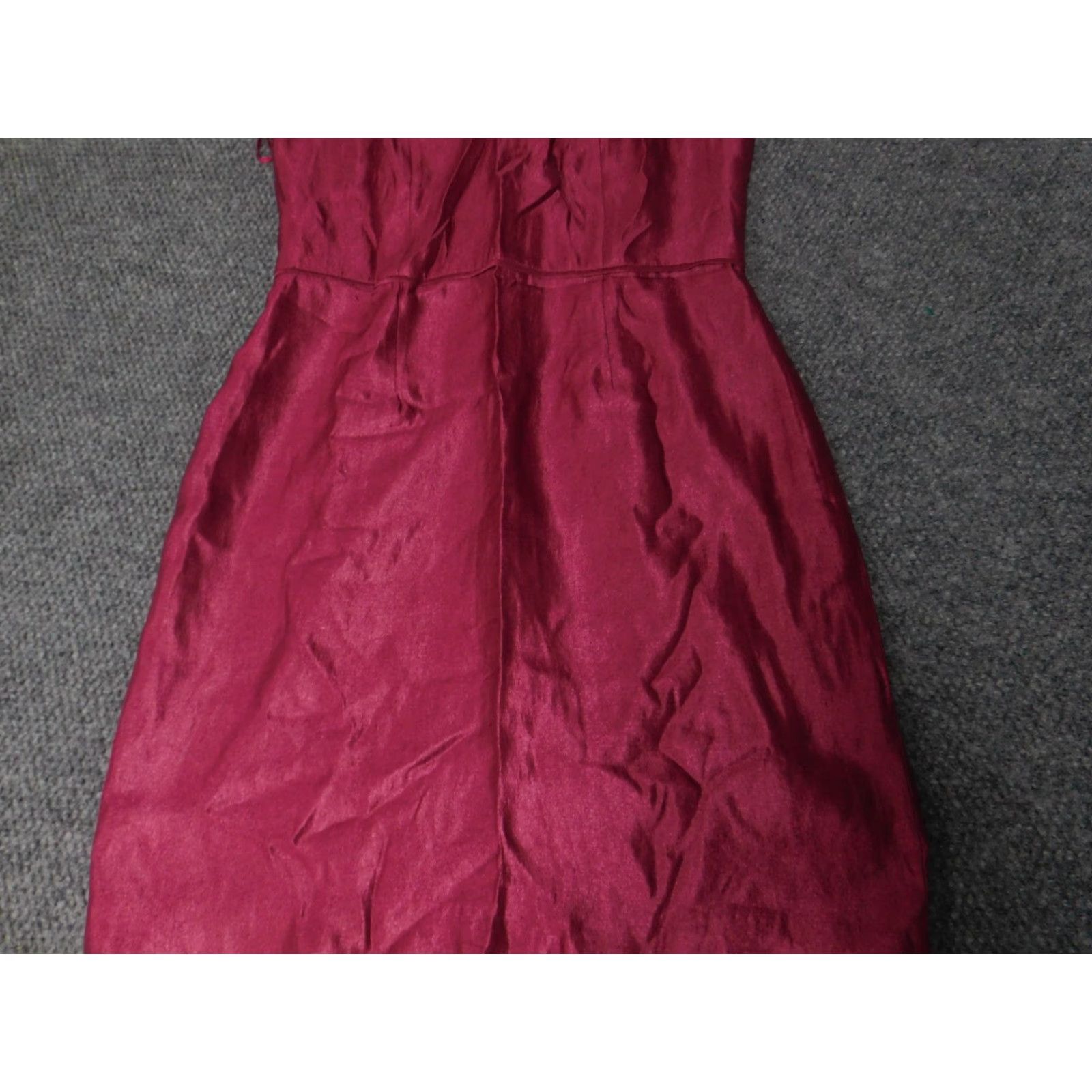 Pinko Flora Womens Dress 12 Pink Midi A-Line Zip Dress Sleeveless Knit Polyester Raglan Sleeve Ruffle Lined Floral Pattern Crew Neck Vintage No N/A Size XL / US 12-14 / IT 48-50 - 3 Thumbnail