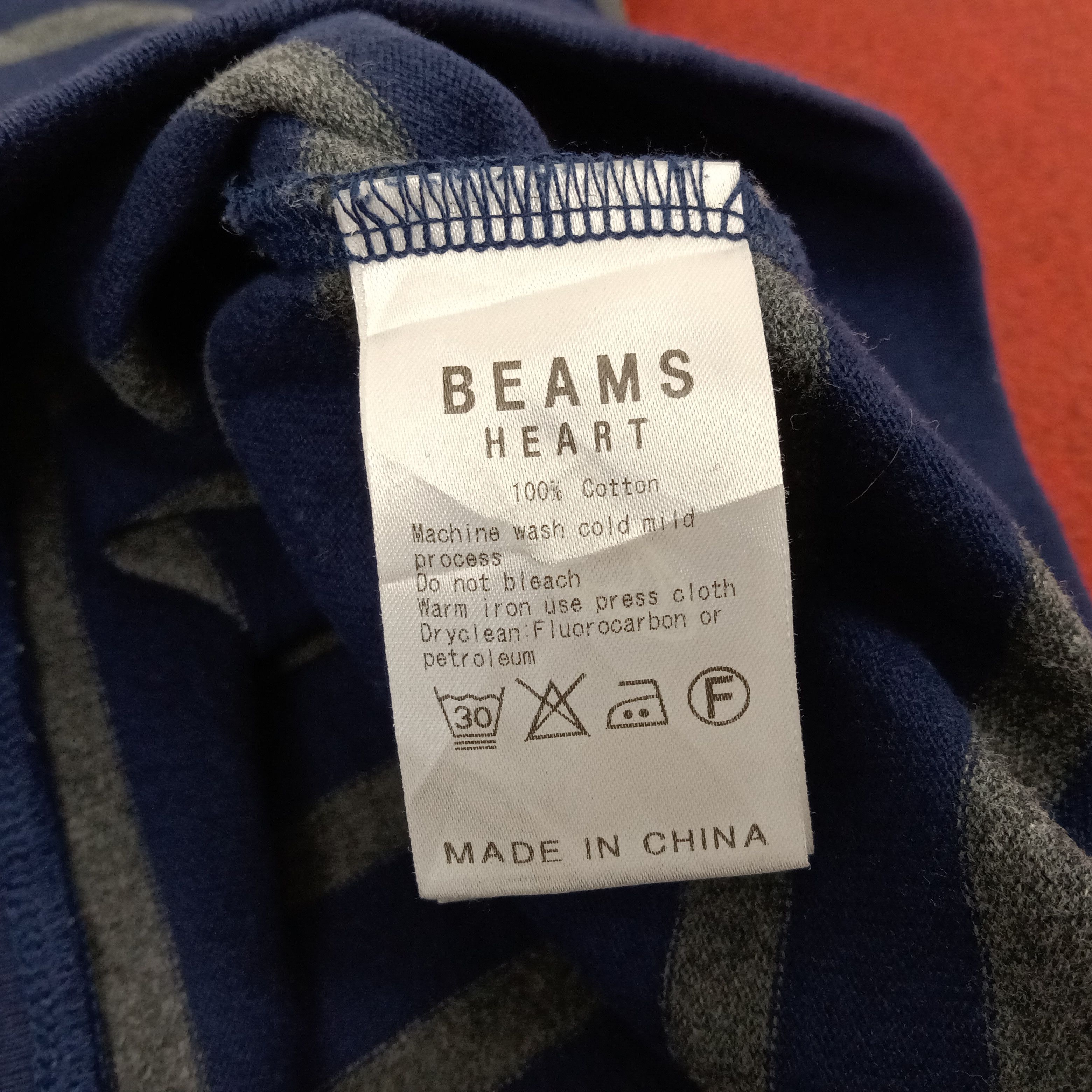 Beams Plus × Vintage Beams Japanese Brand Streetwear Style Stripes Design Tshirt Size US M / EU 48-50 / 2 - 9 Thumbnail