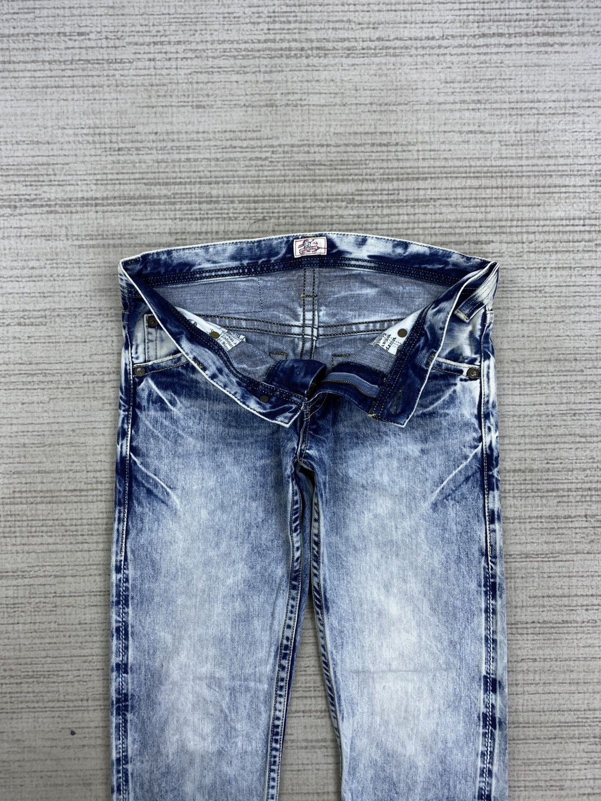 If Six Was Nine × Japanese Brand × Vintage Vintage Rodeo Crown Wash Blue Jeans Pants Size US 31 - 10 Thumbnail