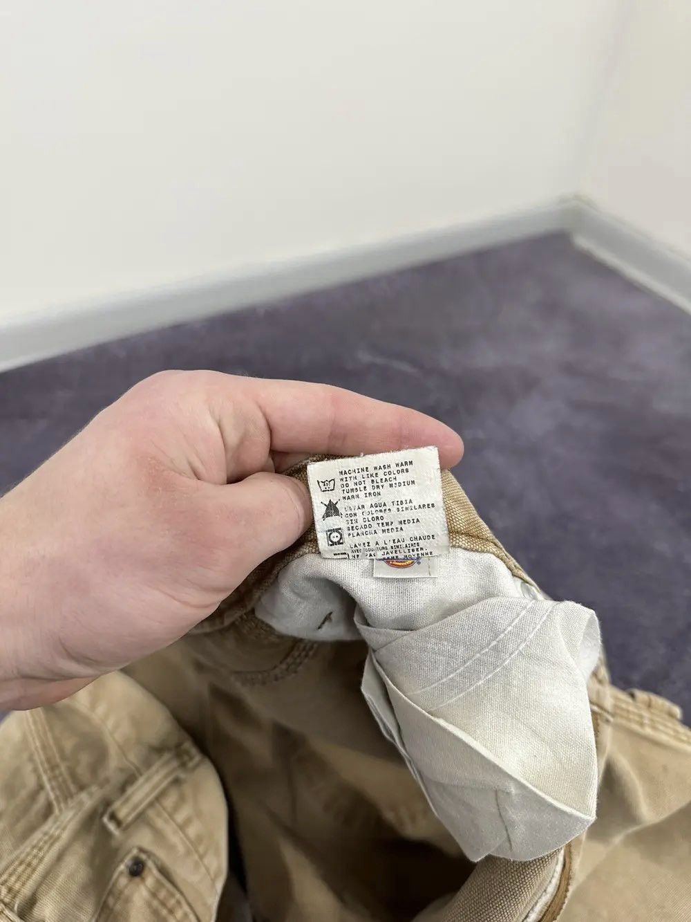 Dickies Vintage 90s Dickies Carpenter Opium Faded Cargo Work Pants Size US 38 / EU 54 - 20 Thumbnail