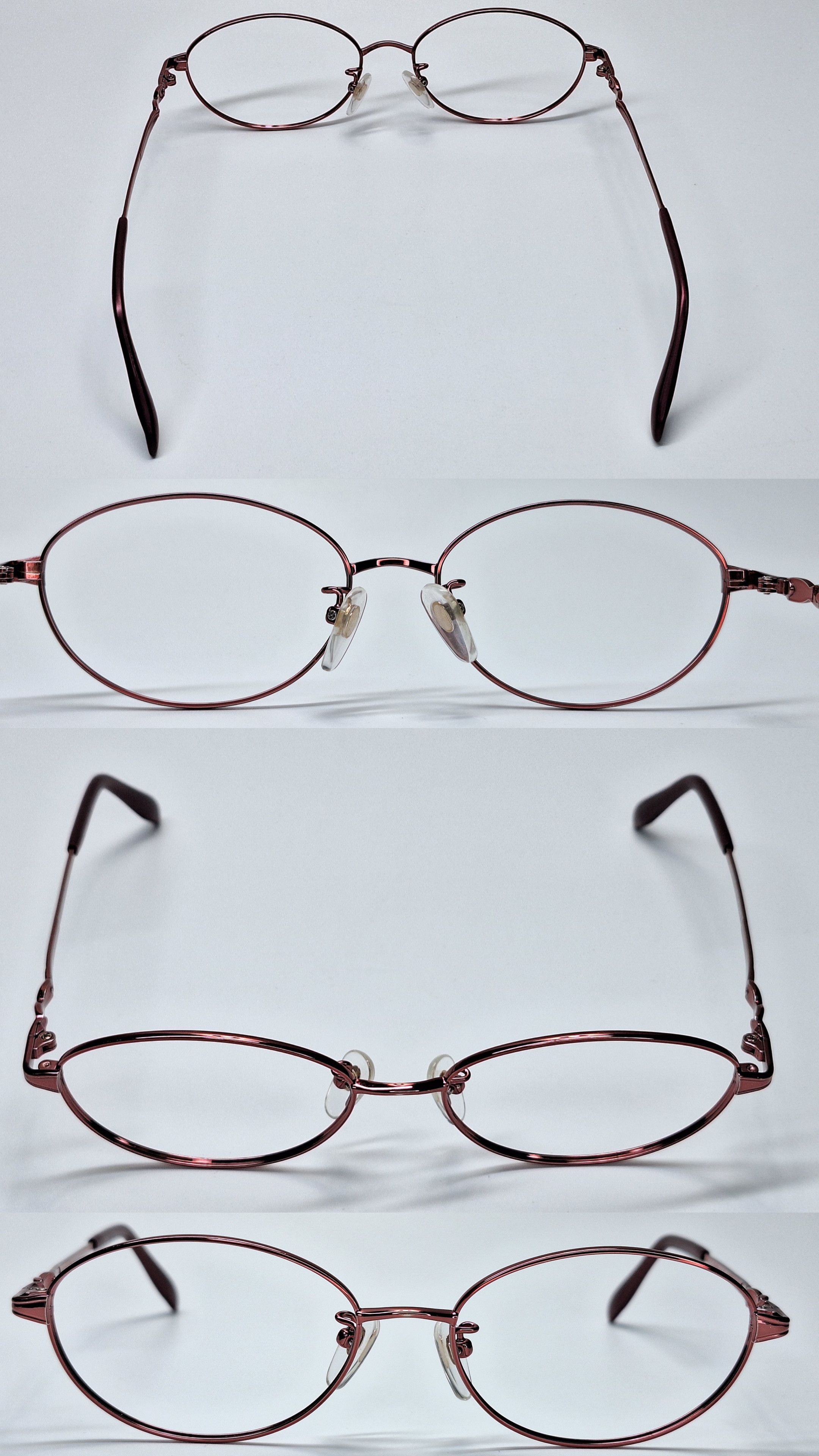 Other ROKUMEIKAN 08 Pure Titanium Oval Eyeglasses Vintage Size ONE SIZE - 3 Thumbnail