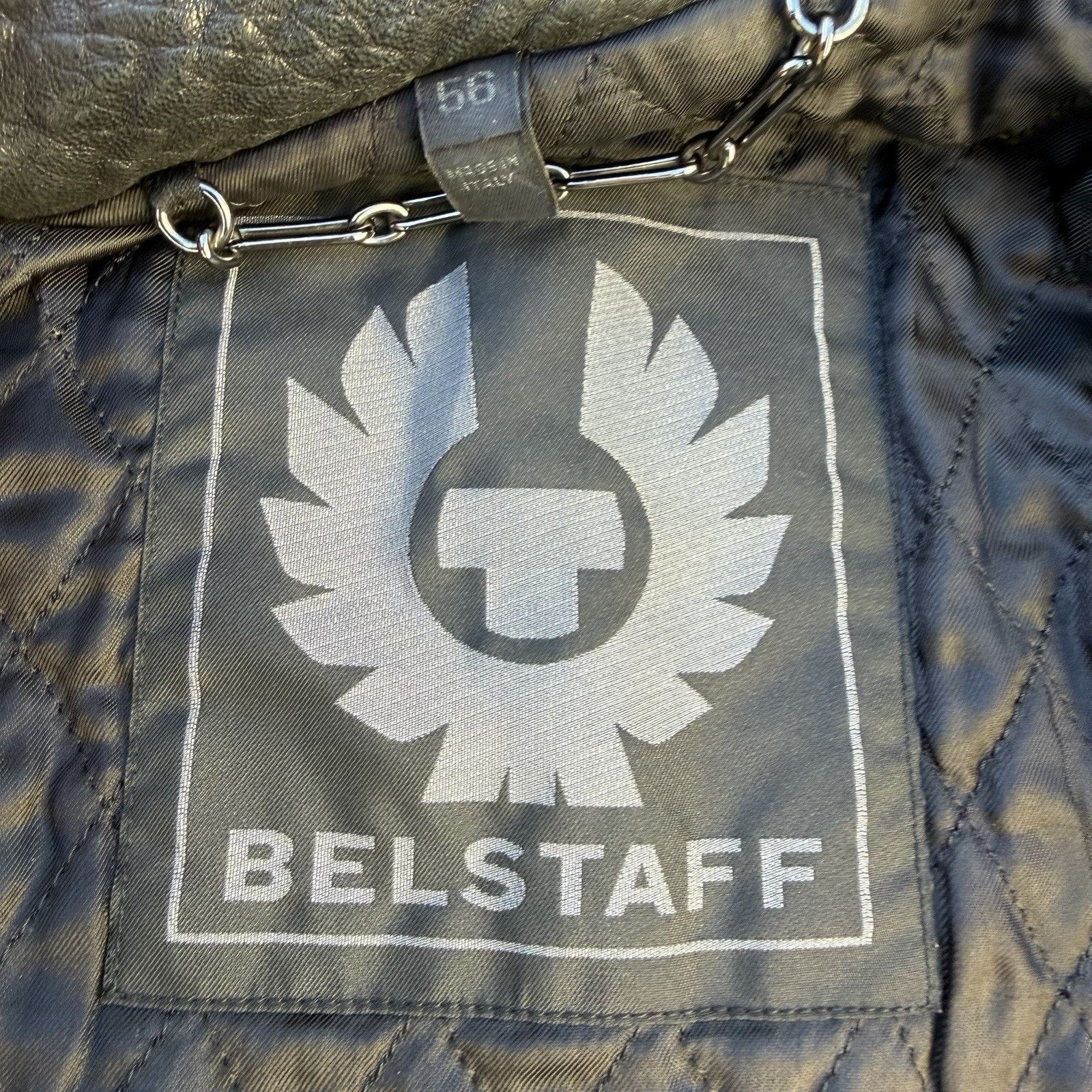 Belstaff × Leather Belstaff Black Biker Moto Kendal Leather Jacket Sz 56 Size US XXL / EU 58 / 5 - 6 Thumbnail
