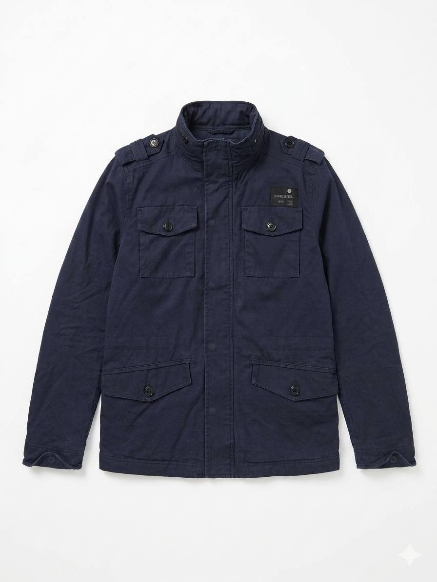 Diesel Diesel Archival M-65 Military Field Jacket Navy Size US M / EU 48-50 / 2 - 1 Thumbnail