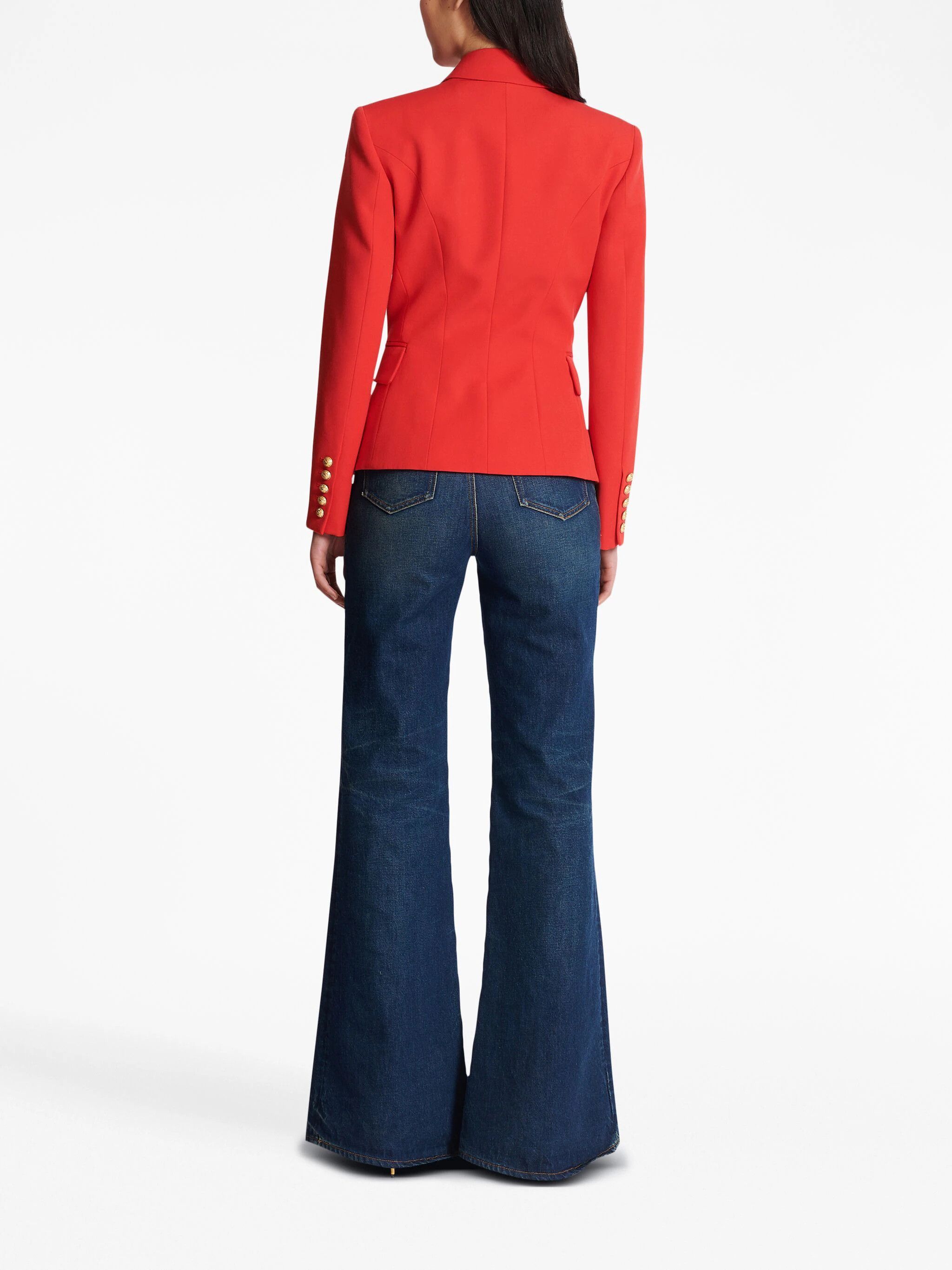 Balmain o1s1rm0624 Blazer in Red Size S / US 4 / IT 40 - 7 Thumbnail