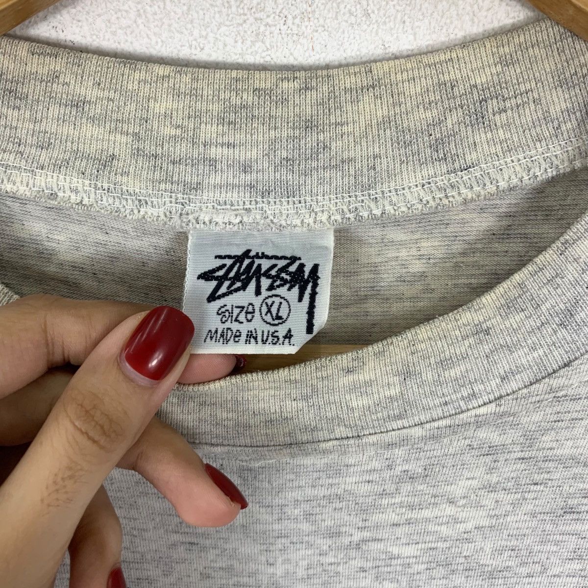 Stussy Vintage 80s STUSSY IRIE RASTA Bob Marley Skateboard Tee Size US XL / EU 56 / 4 - 8 Thumbnail