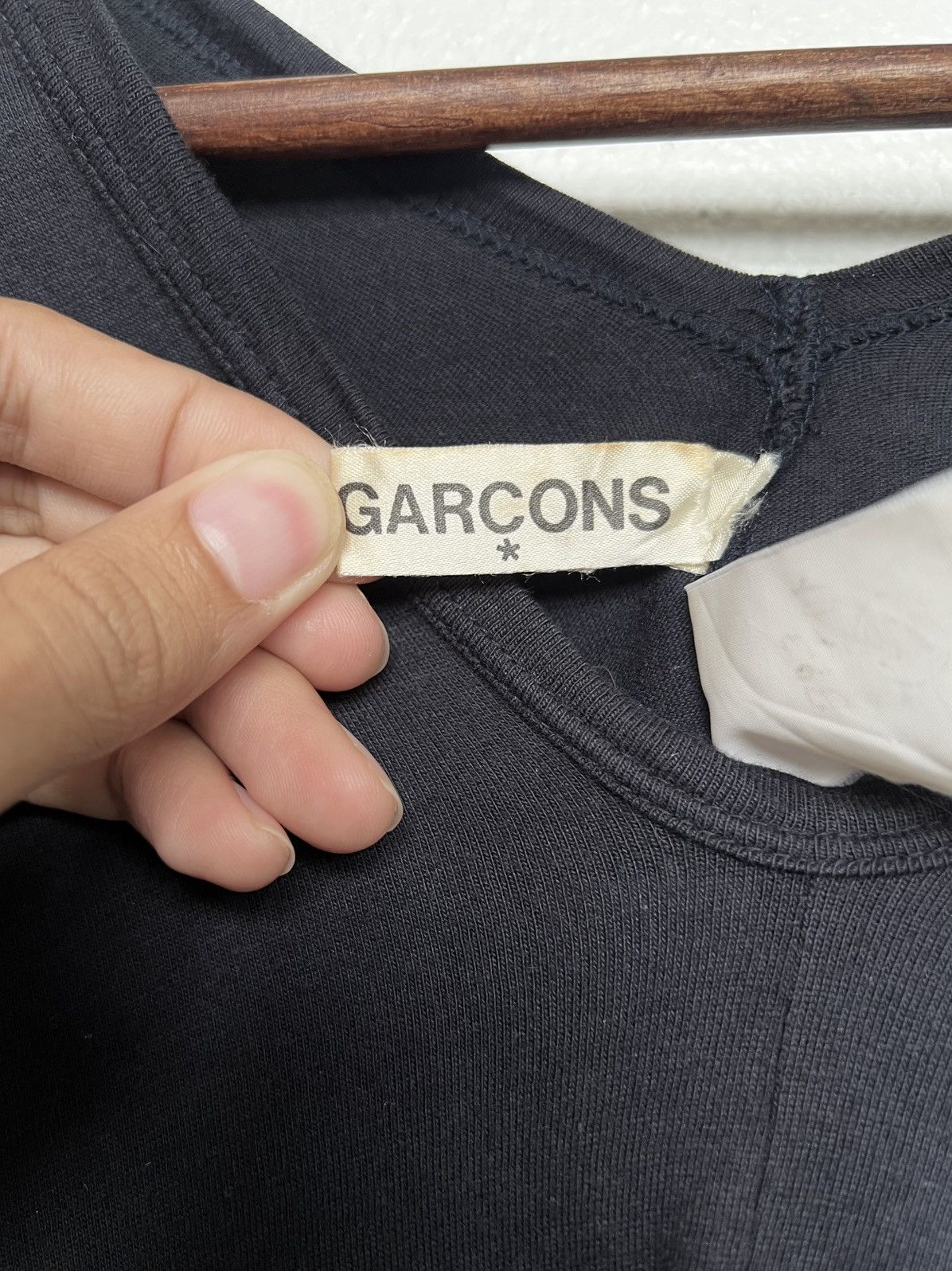 Comme des Garcons Comme des Garçons SS92 V-neck Oversized Tee Size US XXL / EU 58 / 5 - 9 Thumbnail