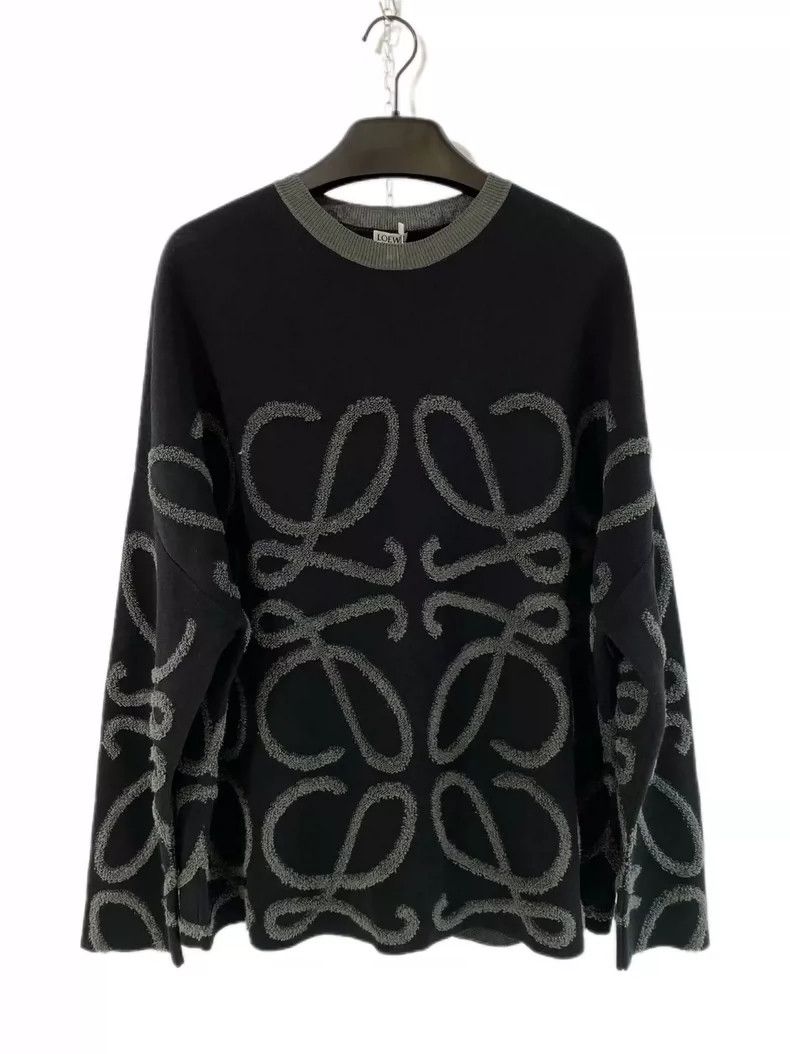 Loewe LOEWE Jacquard embroidered sweater with full print Size L / US 10 / IT 46 - 1 Thumbnail