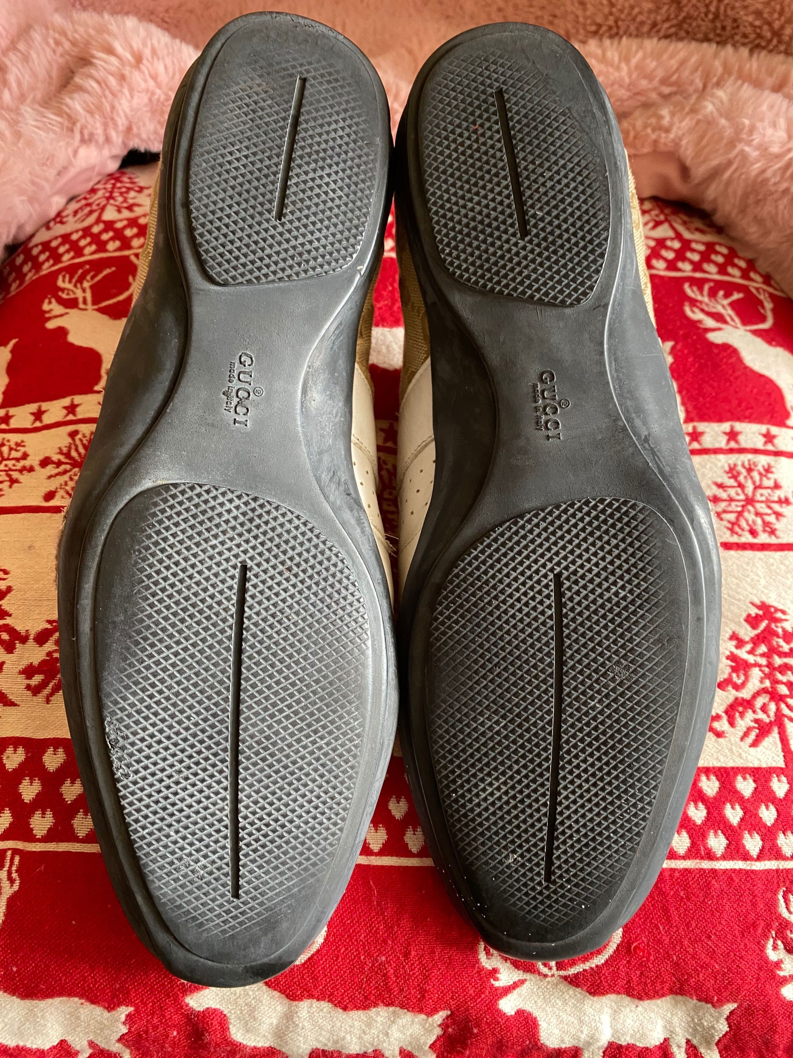 Gucci Gucci Vintage Canvas Leather Casual Shoes Size US 6 / EU 39 - 7 Thumbnail
