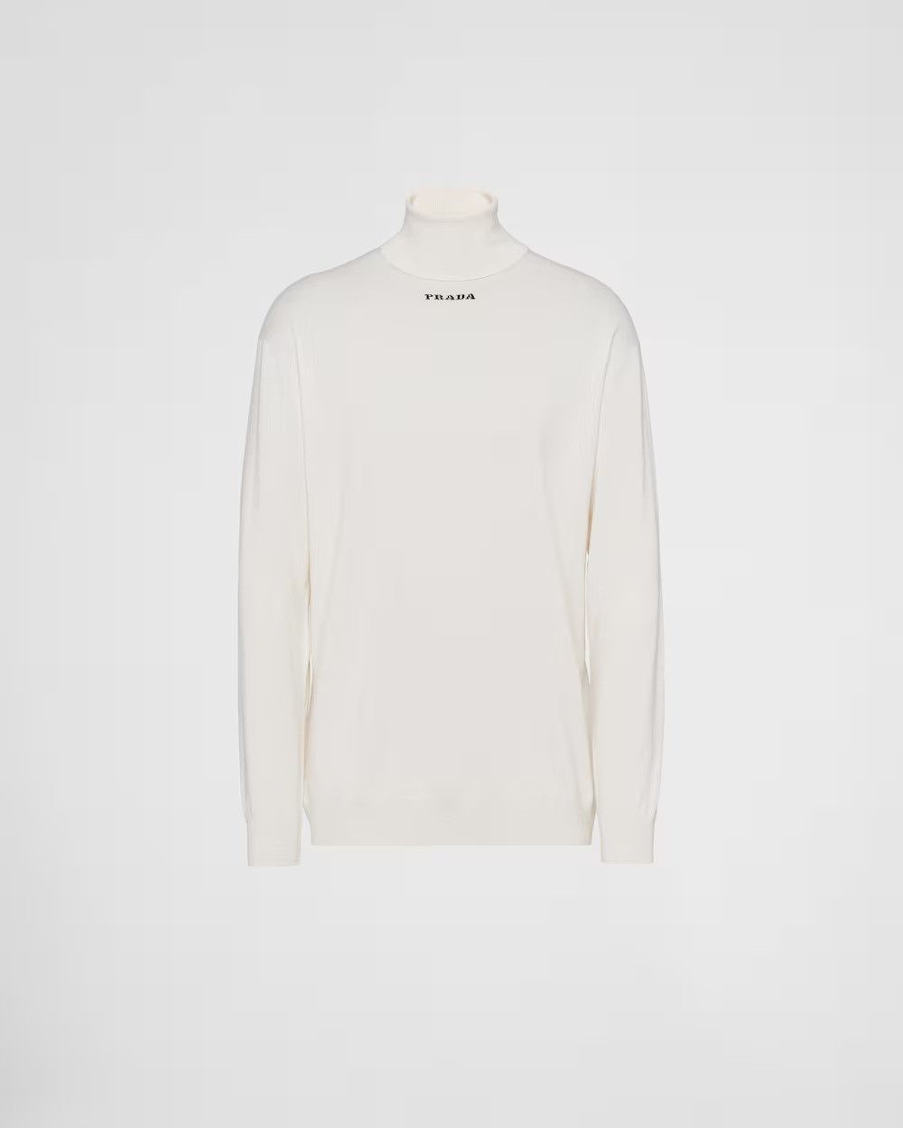 o1bcso1str1025 Superfine Cashmere Sweater in Ivory
