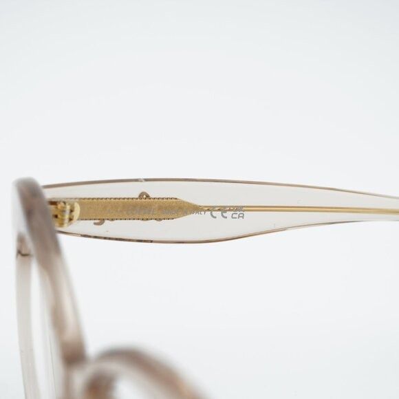 Loewe Loewe LW50074F 057 Eyeglasses Transparent Brown 50mm Cat Eye Size ONE SIZE - 8 Thumbnail