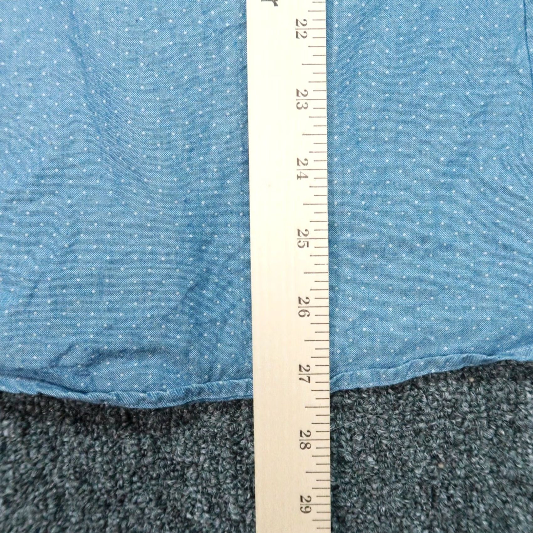 Eton VINTAGE Eton Shirt Mens Medium Blue Slim Fit Polka Dot Long Sleeve Button Up Size US M / EU 48-50 / 2 - 6 Thumbnail