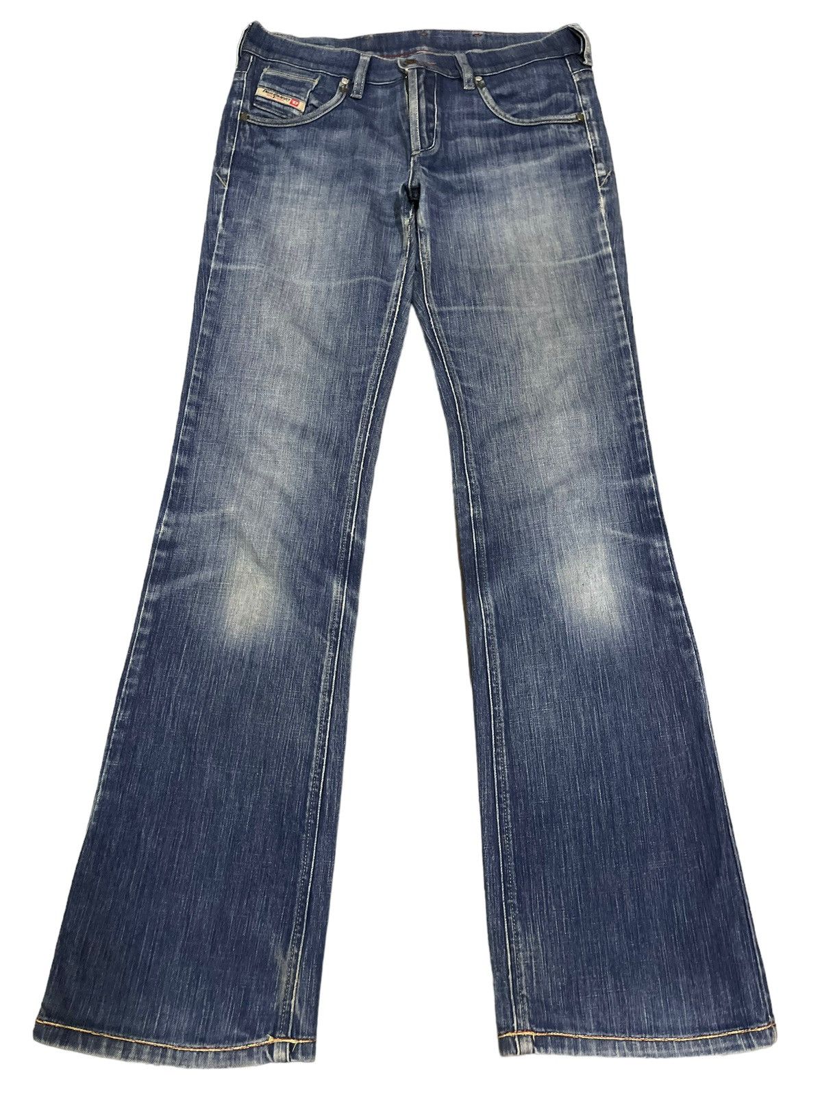 image of Avant Garde x Diesel Vintage Diesel Industry Blue Wash Style Flare Jeans, Men's (Size 31)