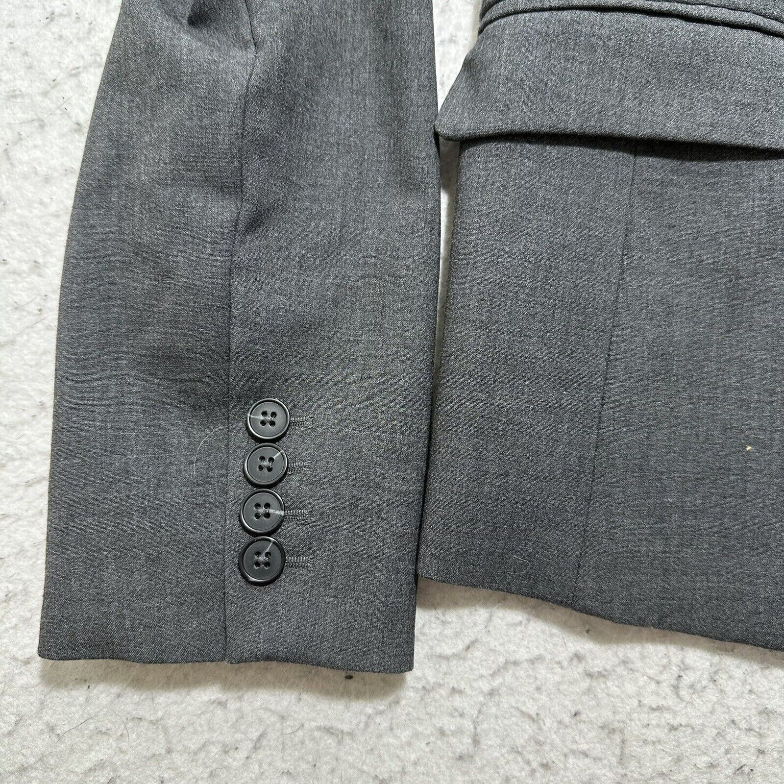 Other Worthington 12 Blazer Career Suit Jacket Gray Button Coat Size XL / US 12-14 / IT 48-50 - 5 Thumbnail