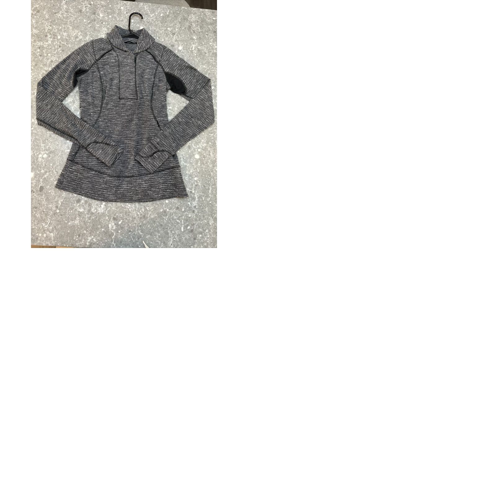 Lululemon Lululemon Think Fast Women’s 1/4 Zip Pullover Shirt Adult Size 4 Black Heathered Pocket Quilt Zip Pullover Women Think Fast Size S / US 4 / IT 40 - 12 Thumbnail