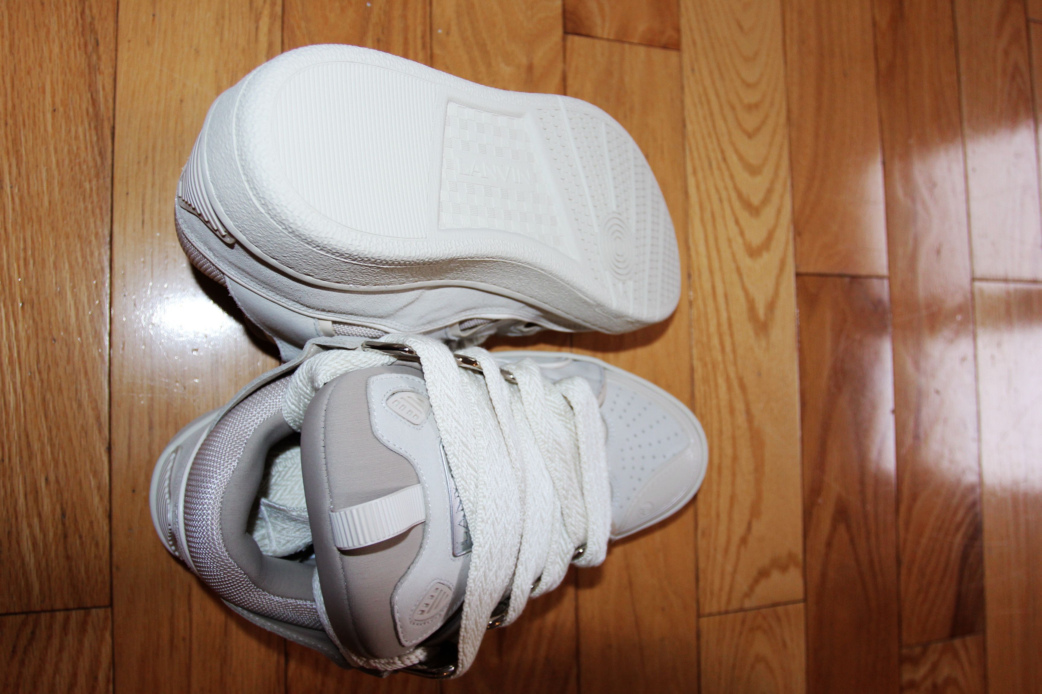 Lanvin BNWT SS24 LANVIN BASKET CURB MONOCHROME SNEAKERS PEACH 41 Size US 8 / EU 41 - 5 Thumbnail