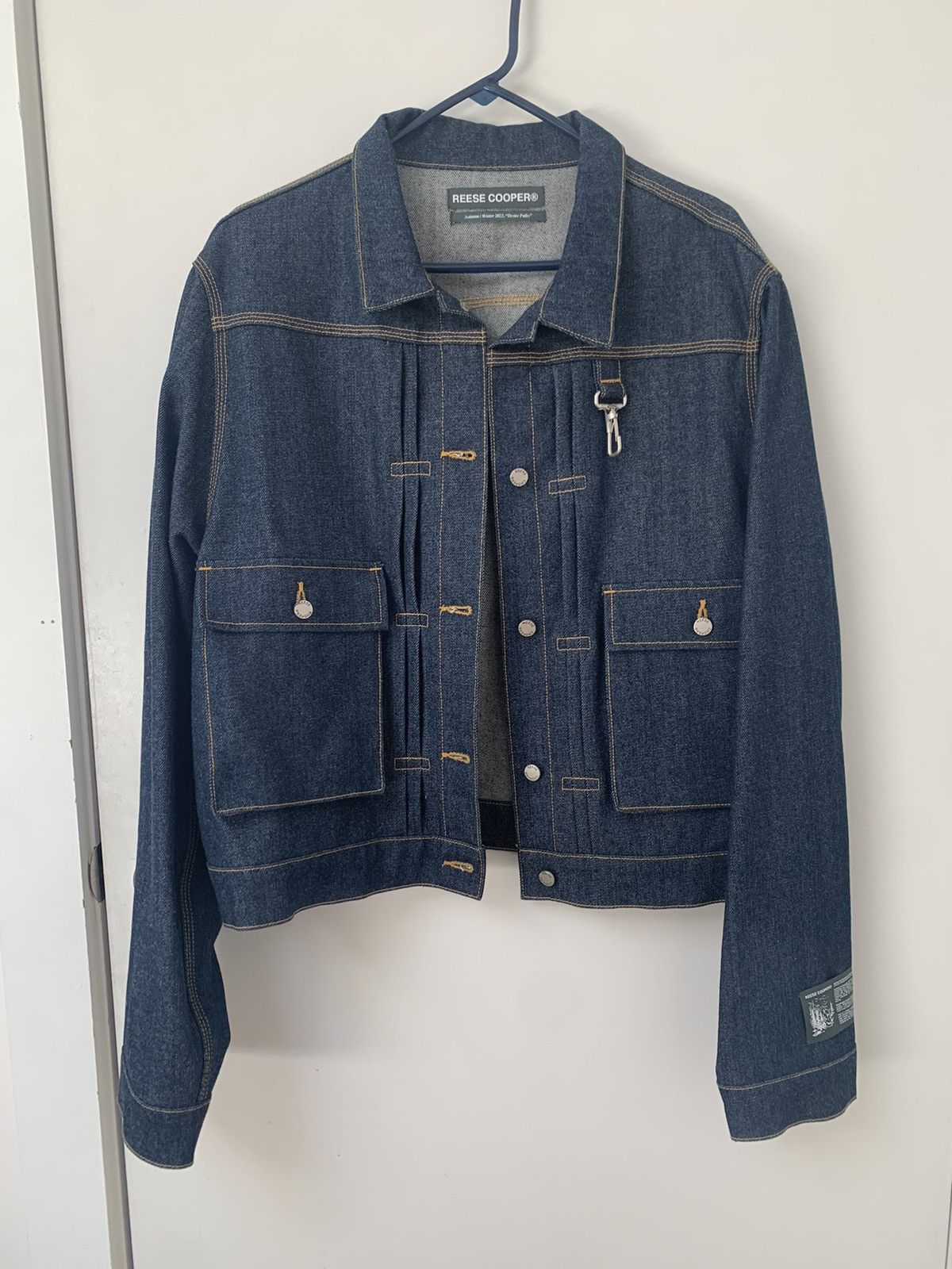 Reese Cooper Reese Cooper Raw Denim Jacket Size US L / EU 52-54 / 3 - 1 Thumbnail