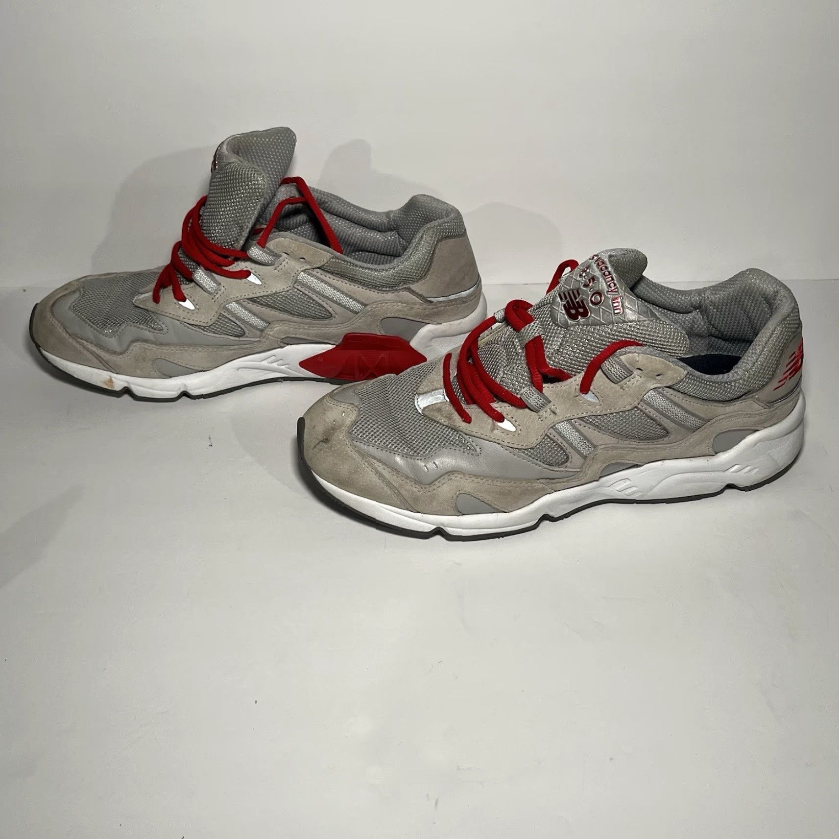 New Balance New Balance No Vacancy Inn x 850 Grey Red Size 12 No Insoles Size US 12 / EU 45 - 3 Thumbnail