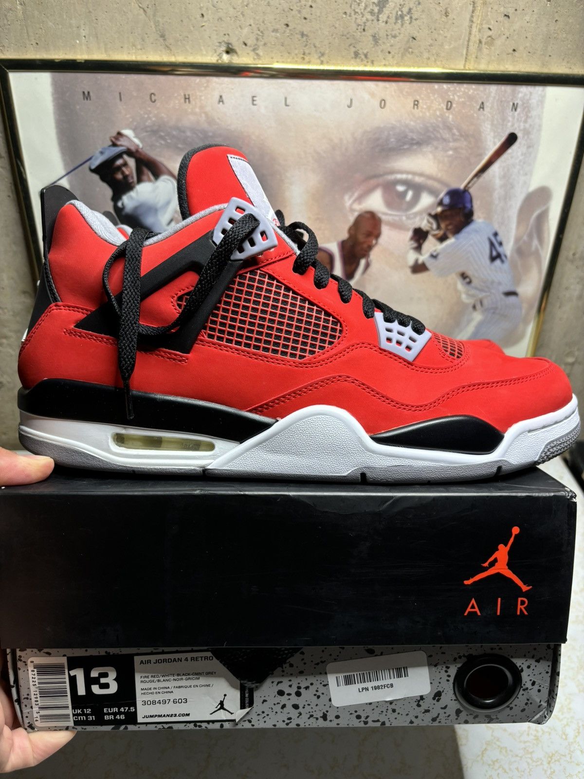 Jordan Brand Jordan Retro 4 ‘toro’ Size US 13 / EU 46 - 1 Thumbnail