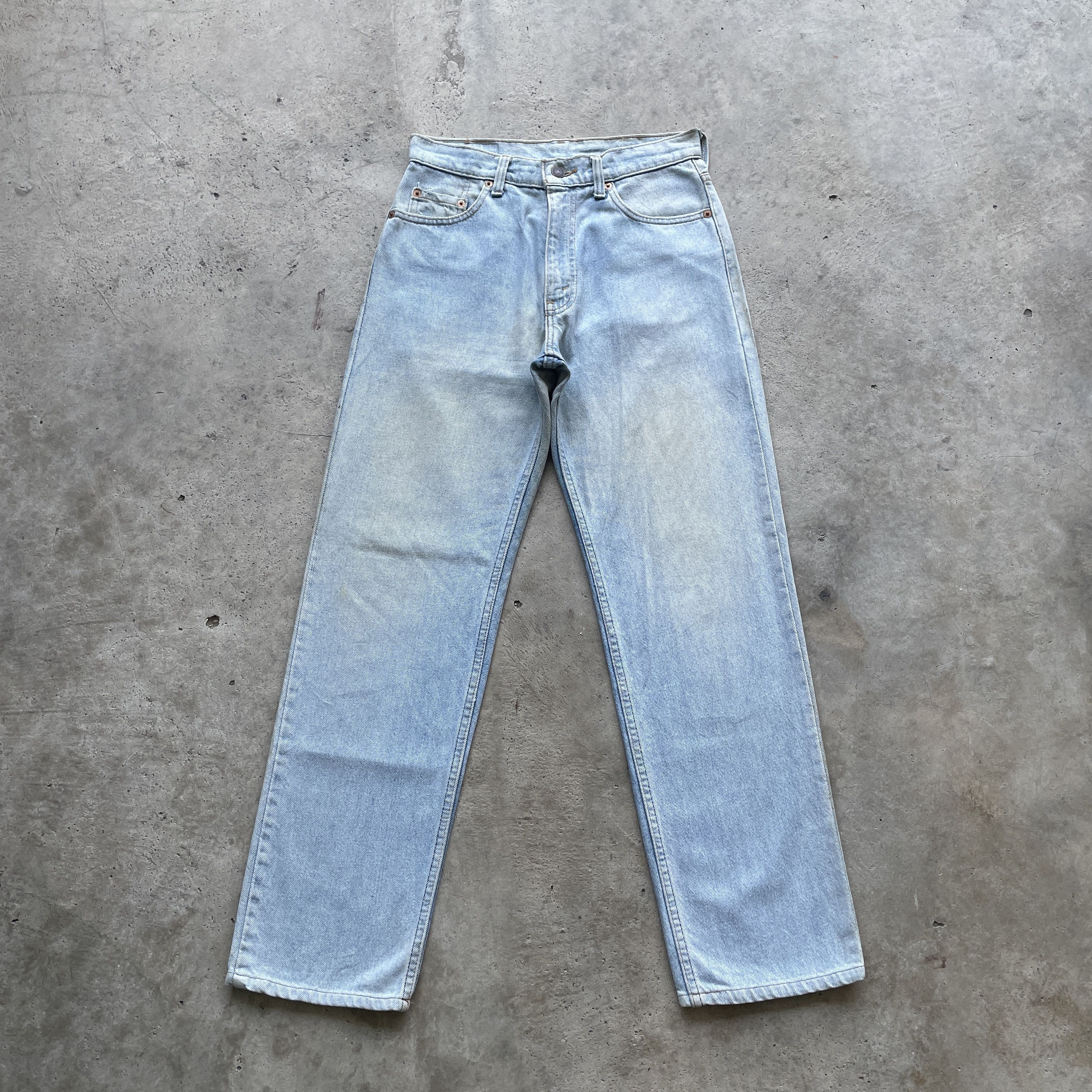 Levi's VINTAGE LEVI’S 510 USA FADED LIGHTWASH DENIM JEANS PANTS W29 Size US 29 - 2 Thumbnail