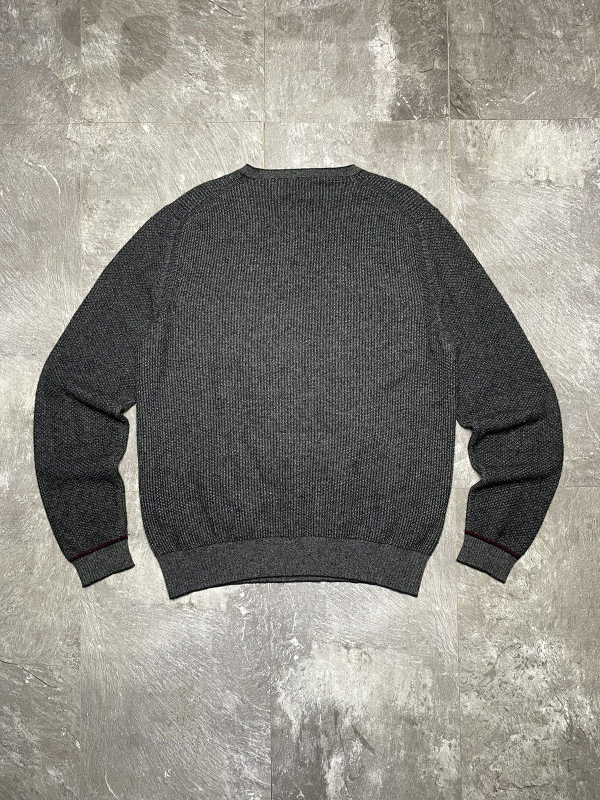 Gucci Gucci Vintage Cashmere Knit Sweater Grey Made In Italy L Size US M / EU 48-50 / 2 - 3 Thumbnail