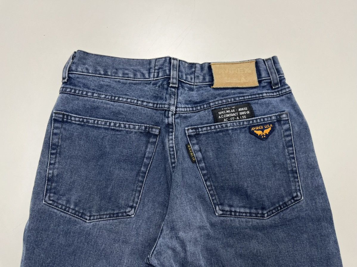 Avirex Avirex jeans of tight denim straight cut men jeans vintage Size US 31 - 9 Thumbnail