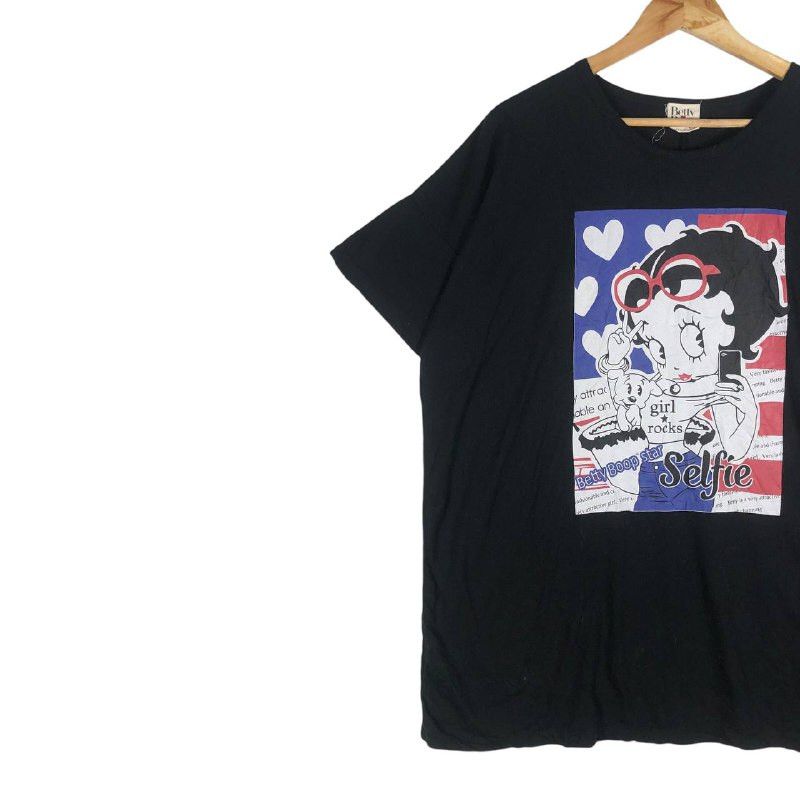 Cartoon Network × Japanese Brand × Vintage Vintage Betty Boop Star Selfie T-Shirt Size M / US 6-8 / IT 42-44 - 3 Thumbnail