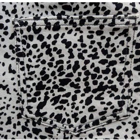 Designer Rag Bone Hana Jeans Gray High Rise Velvet Cheetah Bootcut Cr Size 24" / US 00 / IT 34 - 11 Thumbnail
