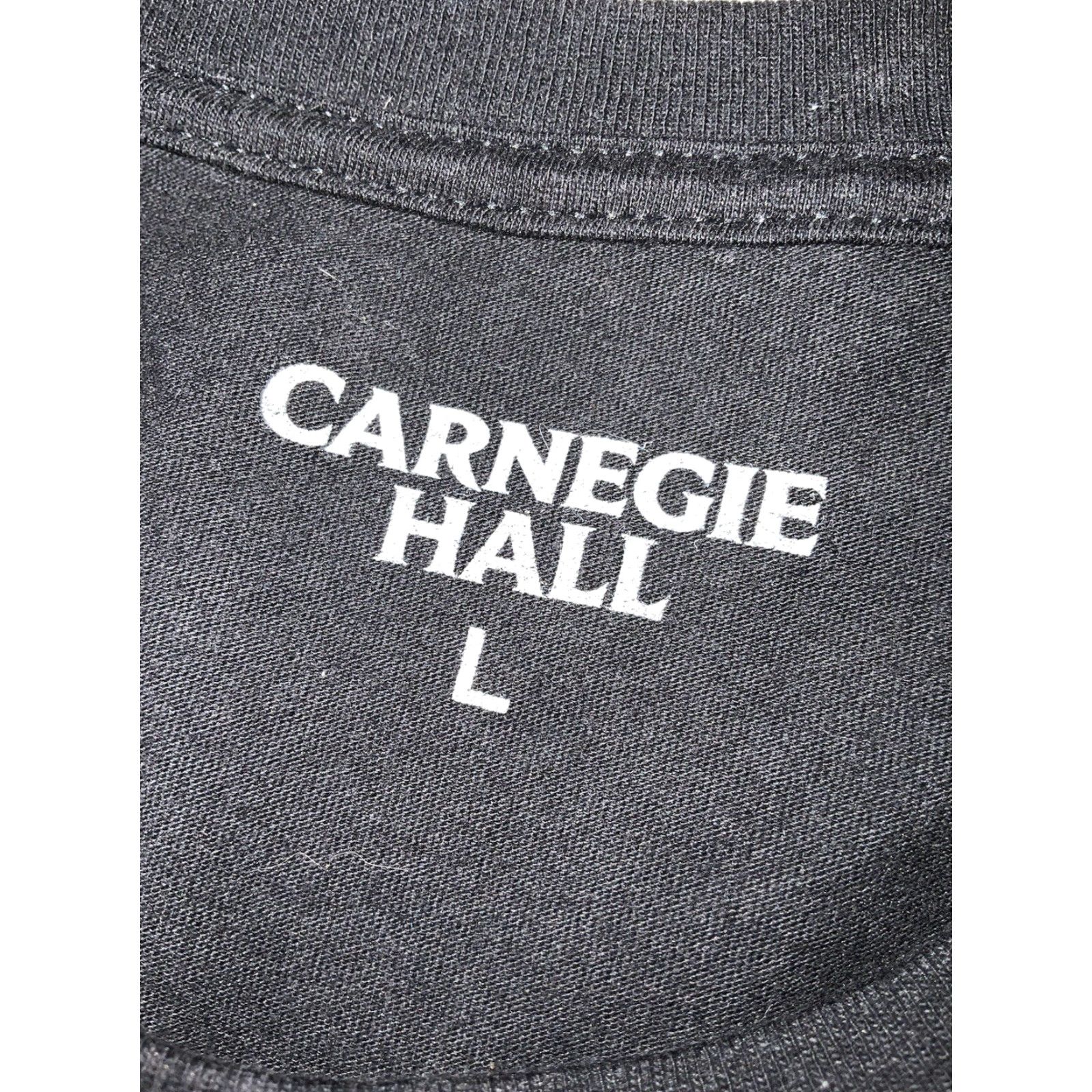 Vintage VINTAGE Carnegie Hall Ask Me About My Debut Official Merch Black Crew S/S T-Shirt Sz. L Mens Size US L / EU 52-54 / 3 - 6 Thumbnail