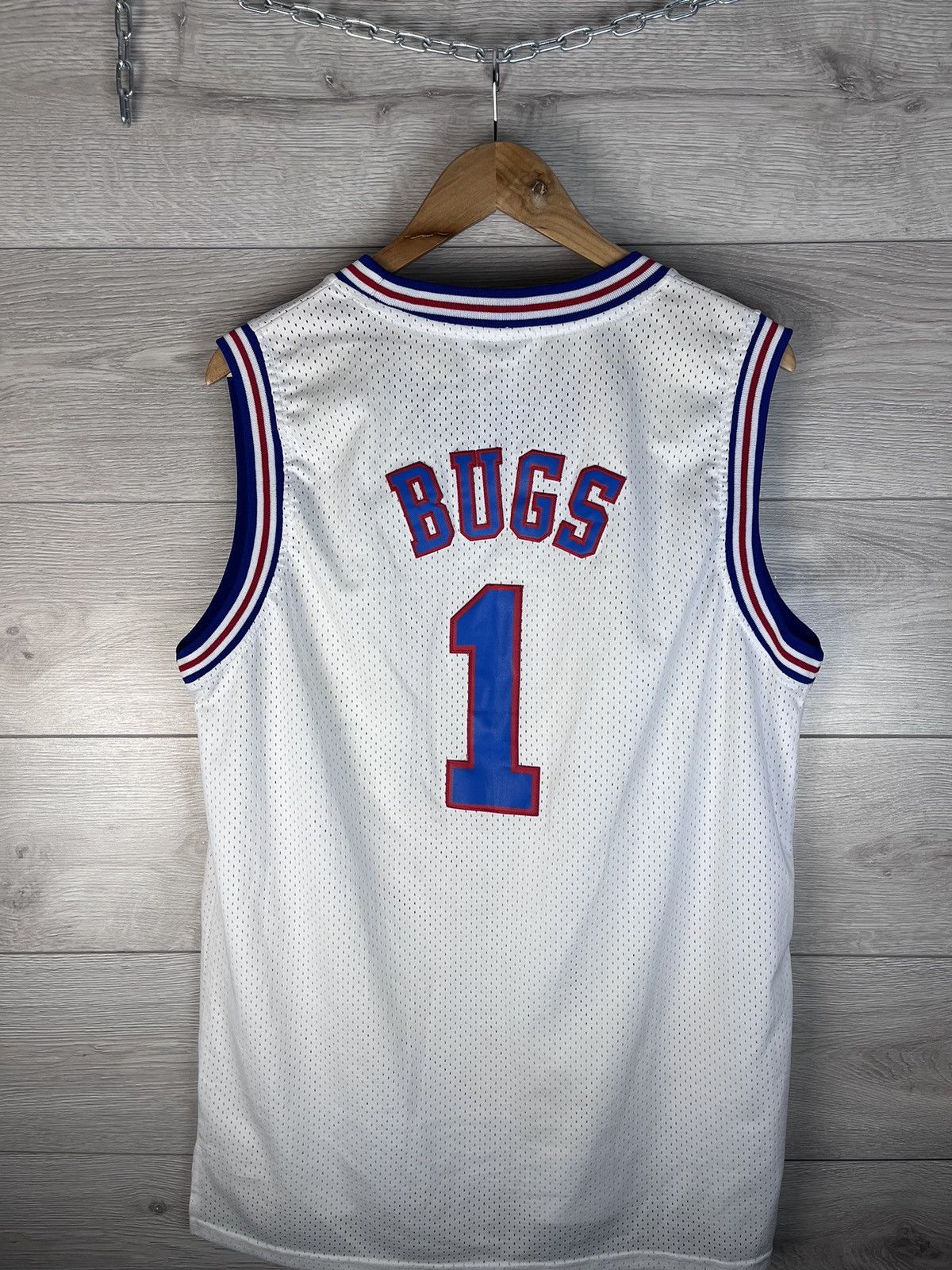 Champion MENS VINTAGE JERSEY TUNE SQUAD CHAMPION BOGS #1 🇺🇸 Size US L / EU 52-54 / 3 - 12 Thumbnail