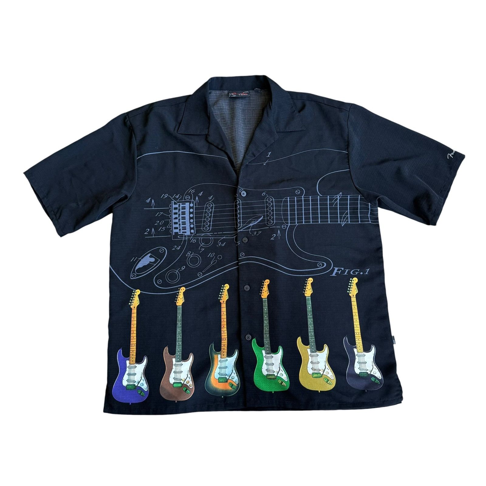 Fender Fender Guitar Shirt by Da Vince Mens Large Size US L / EU 52-54 / 3 - 1 Thumbnail