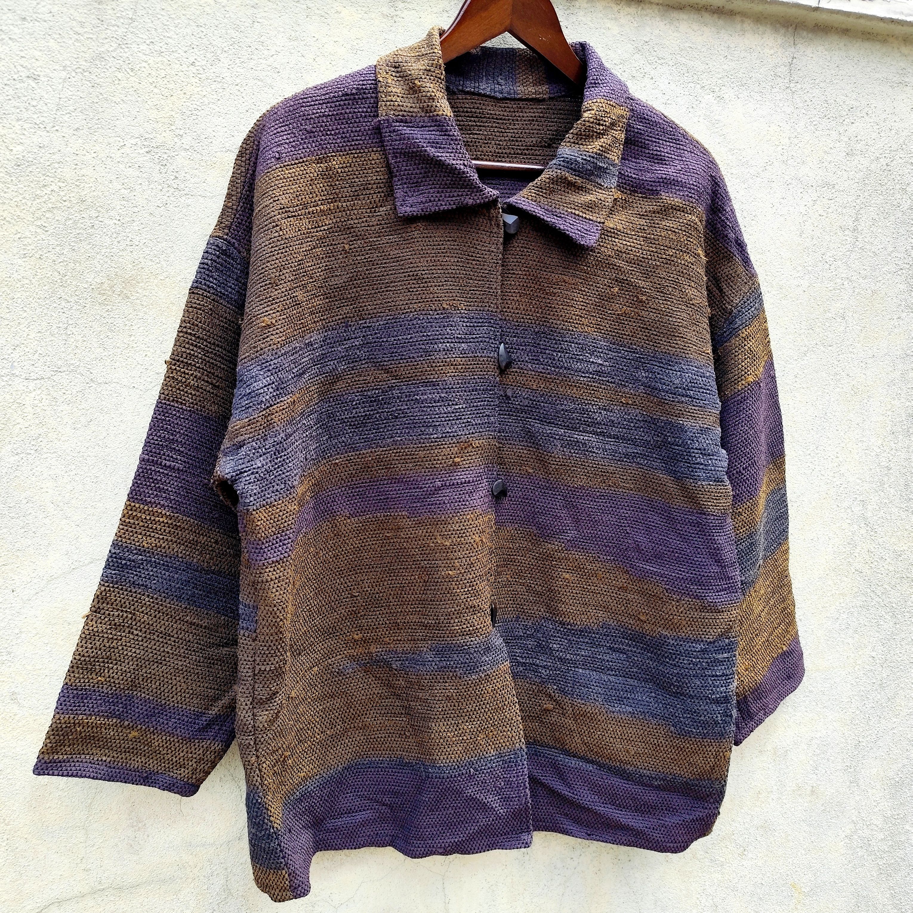 Japanese Brand RARE BURLAP JACKET HIPPIE Size US XL / EU 56 / 4 - 3 Thumbnail