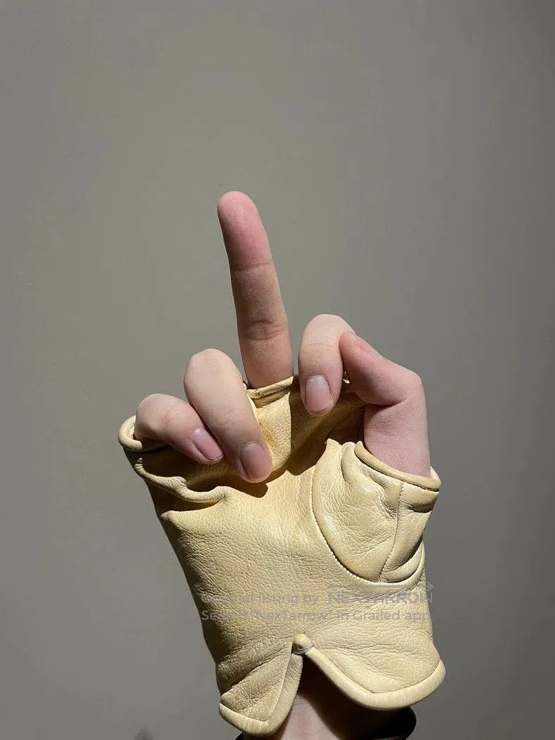 Carol Christian Poell Carol Christian Poell Kangaroo Leather Gloves . Size ONE SIZE - 7 Thumbnail
