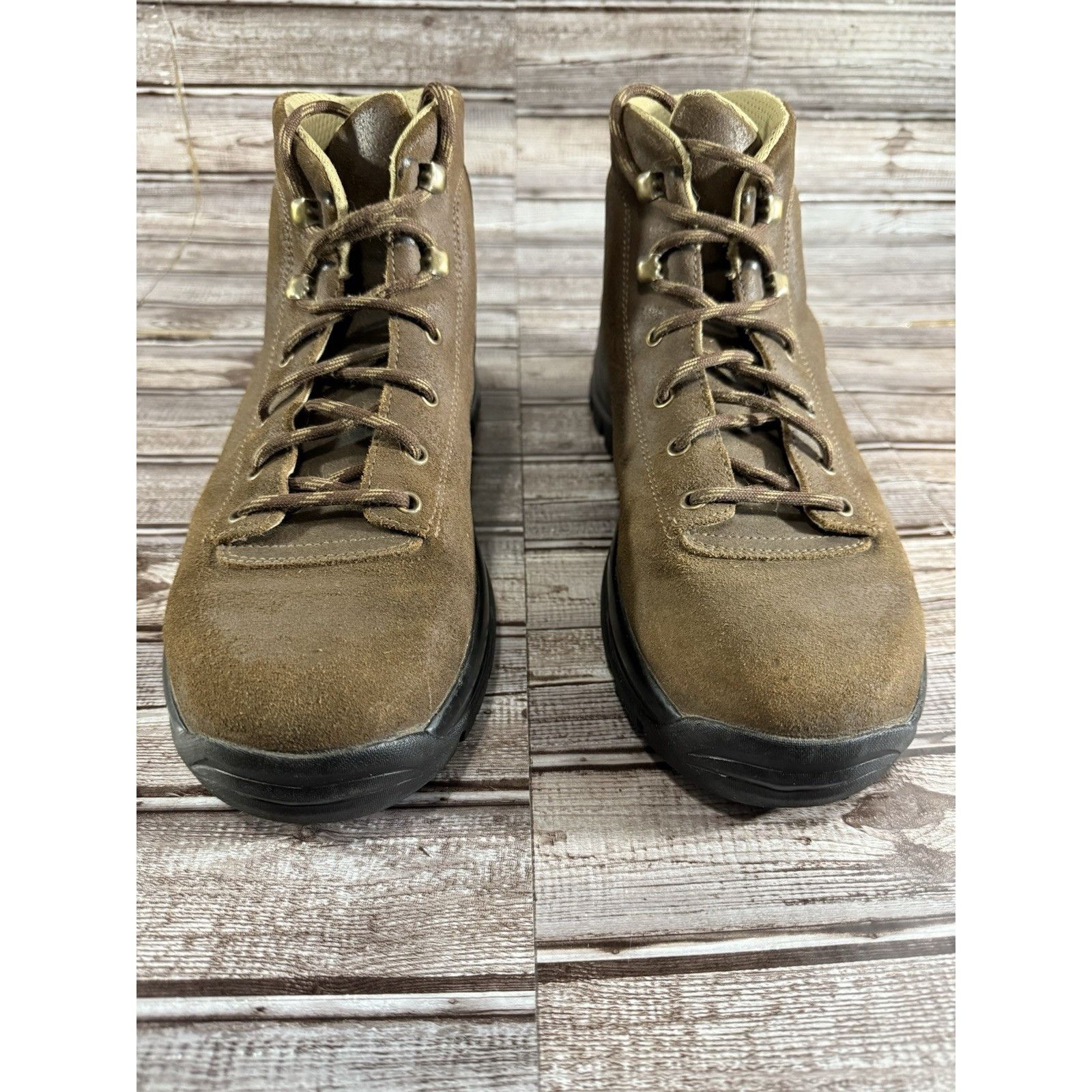 Other Alico Hiking Leather Lace Up Boots Size 13 M Color Brown Mad Size US 13 / EU 46 - 2 Thumbnail