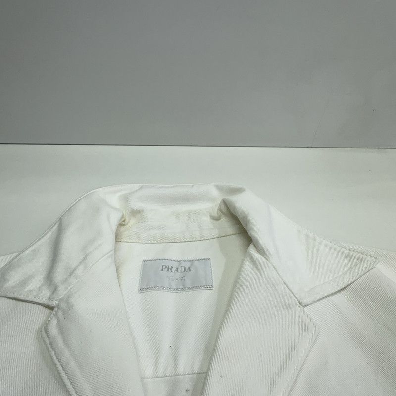 Prada Prada SS21 White Short Sleeve Shirt-2506 Size US L / EU 52-54 / 3 - 8 Thumbnail