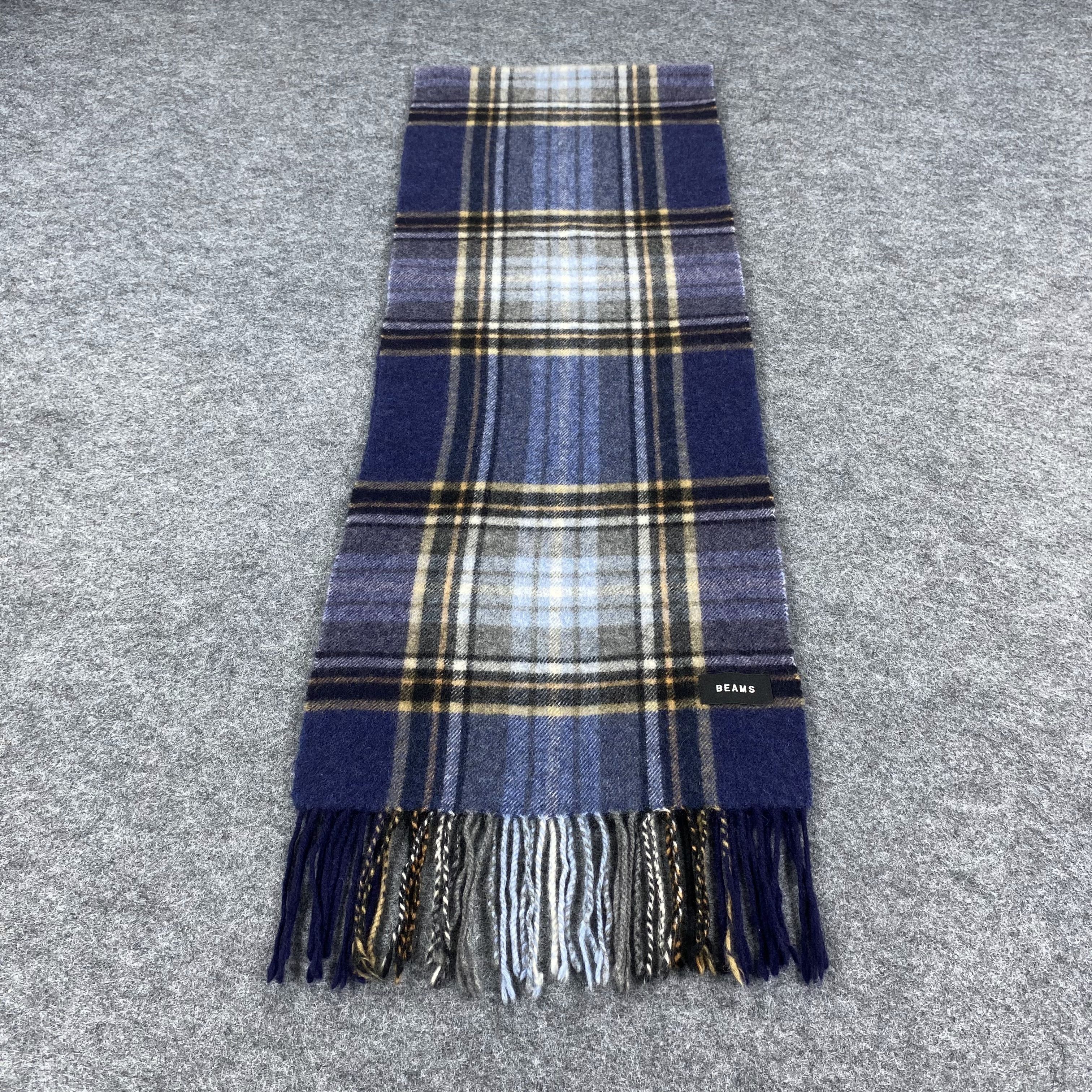 Beams Plus × Vintage GF10191 Beams Scarf Neck Wear Muffler Nova Check Size ONE SIZE - 1 Thumbnail