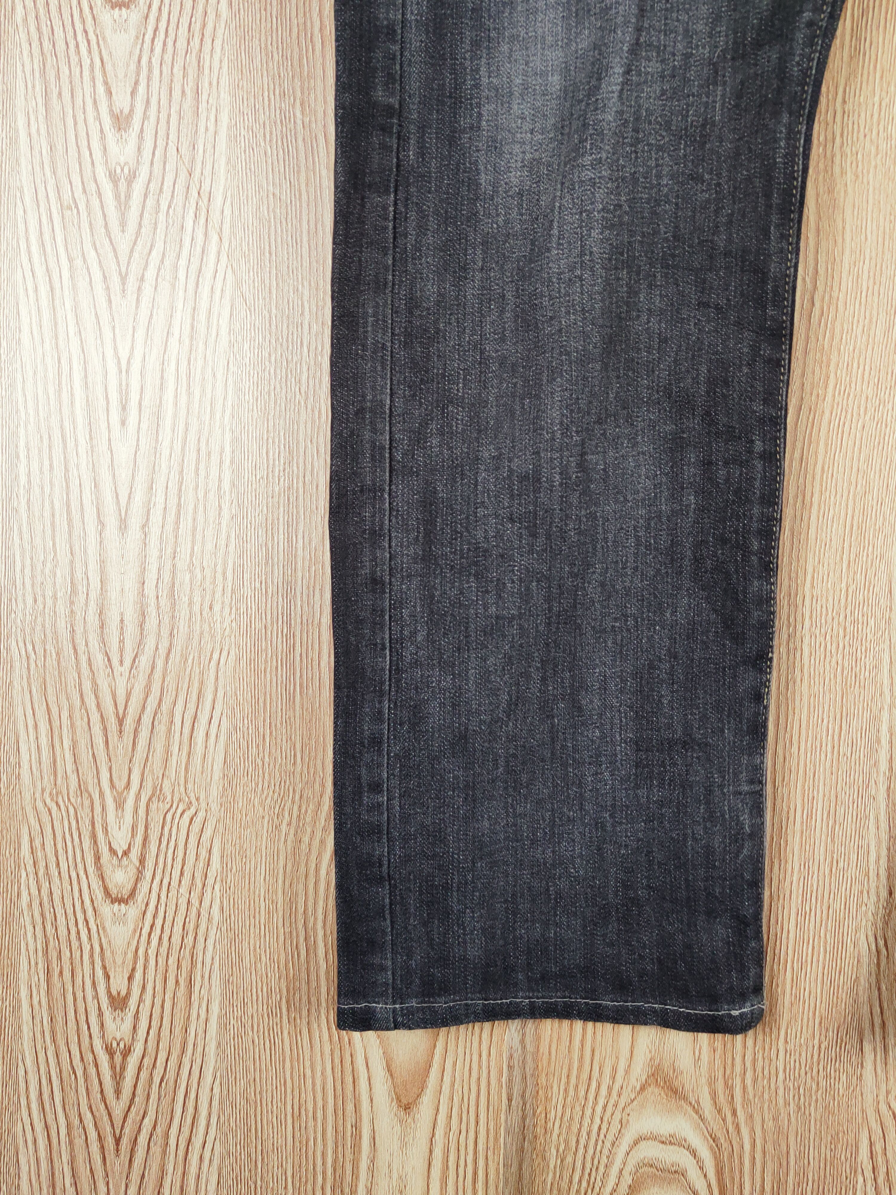 Japanese Brand Japanese Brand Black Faded Distressed Ripped Jeans #S2722 Size US 35 - 4 Thumbnail