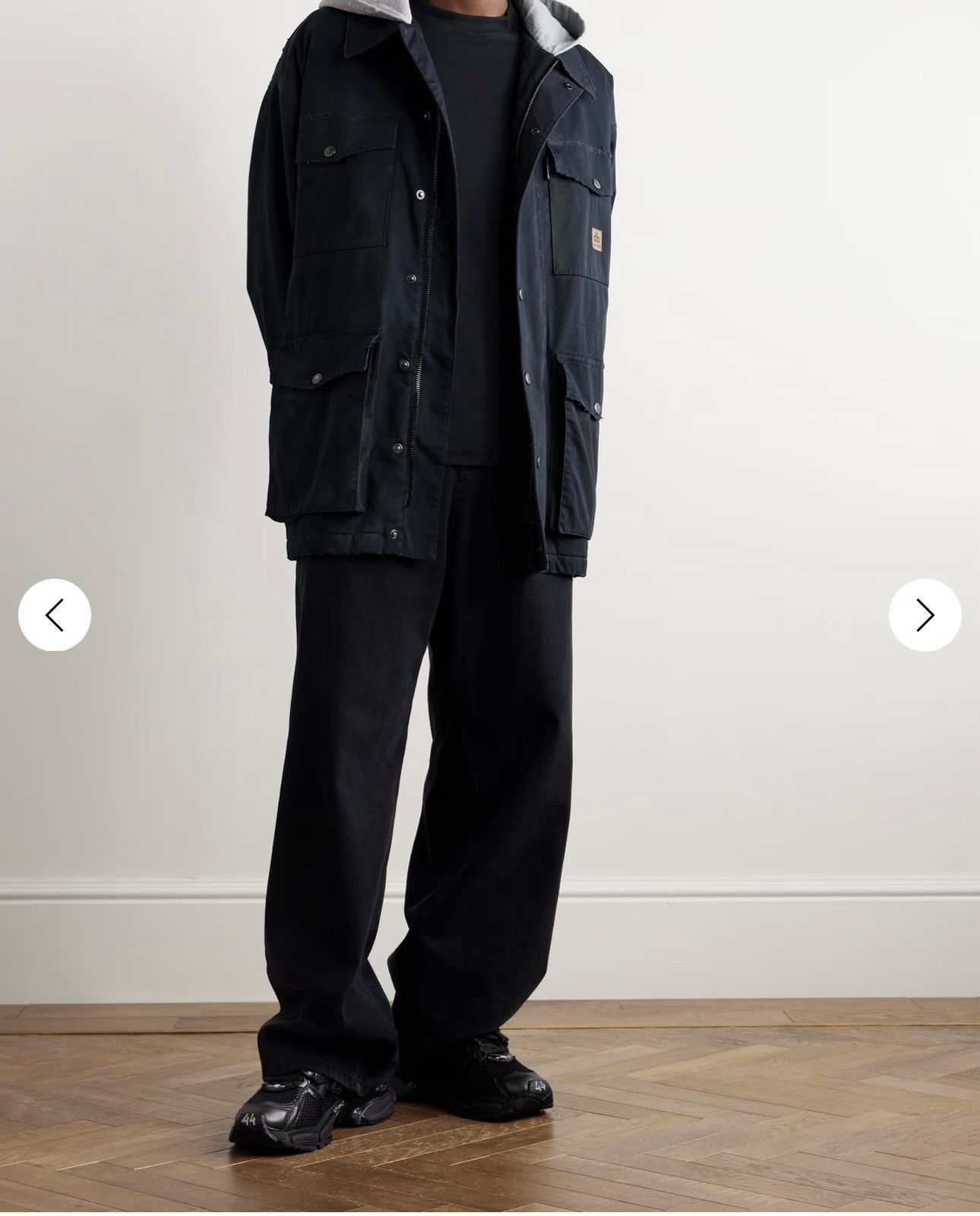 Balenciaga BALENCIAGA Oversized Gabardine Parka Size US S / EU 44-46 / 1 - 2 Thumbnail