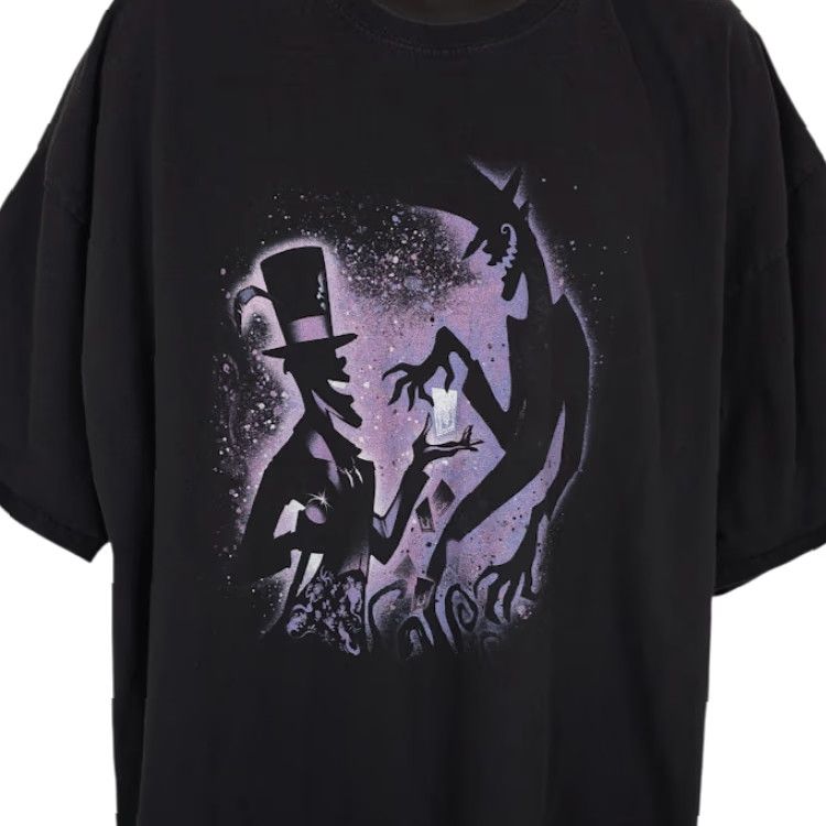 Disney VINTAGE Shadow Man T Shirt Mens Size 4XLT Black Disney Dr Facilier Princess & The Frog Shirt Mens Black Disney Shadow Man 90s 4XLT Size US XXL / EU 58 / 5 - 2 Thumbnail