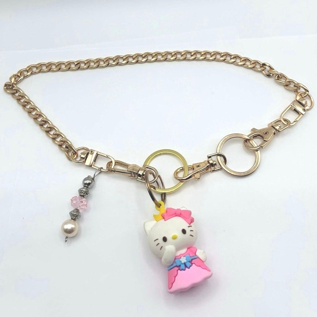 Other Gold & Pink Hello Kitty Necklace Size ONE SIZE - 3 Thumbnail