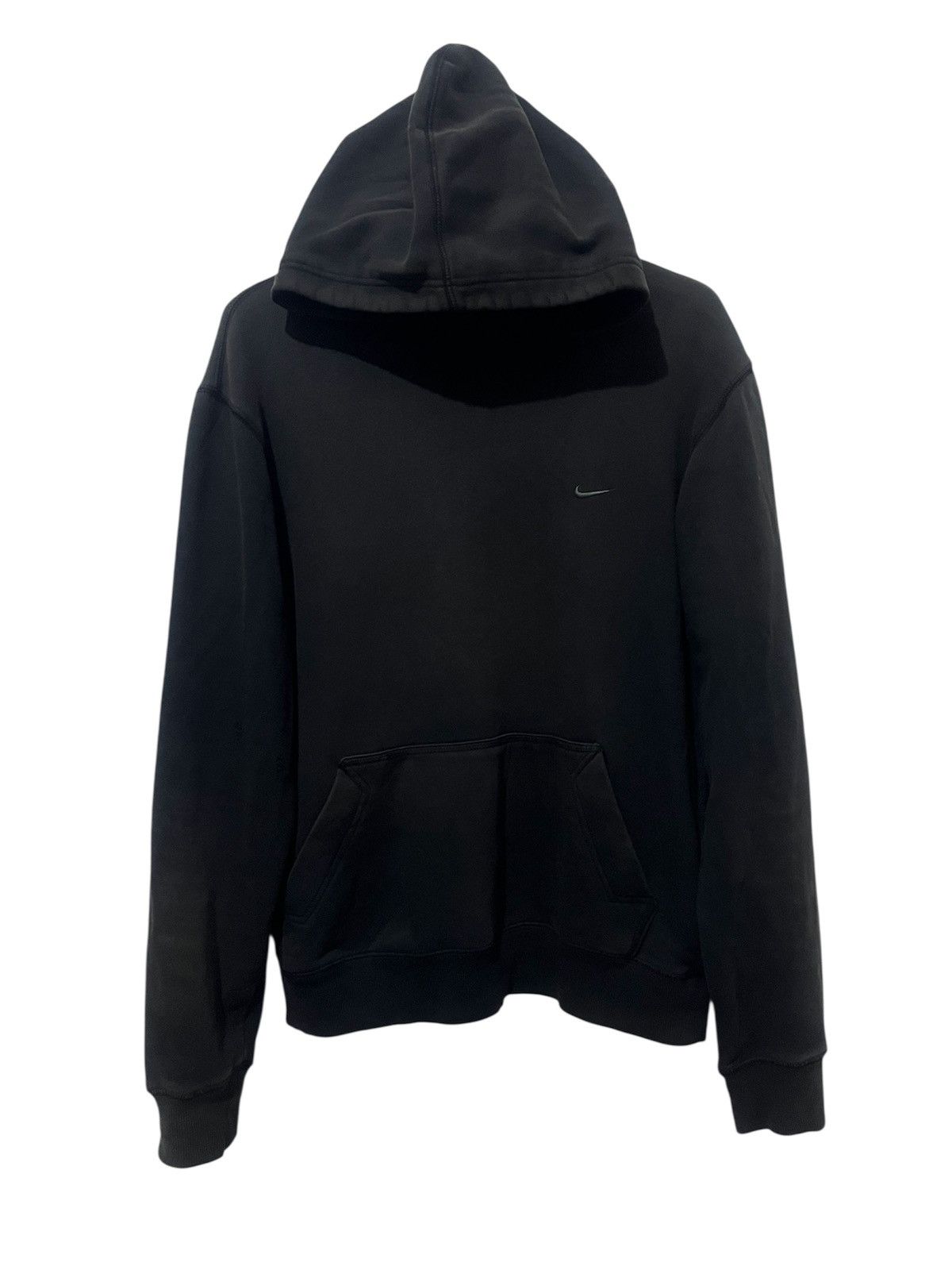 Nike Nike Mini Swoosh Hoodie Original Black Faded Size US M / EU 48-50 / 2 - 2 Thumbnail